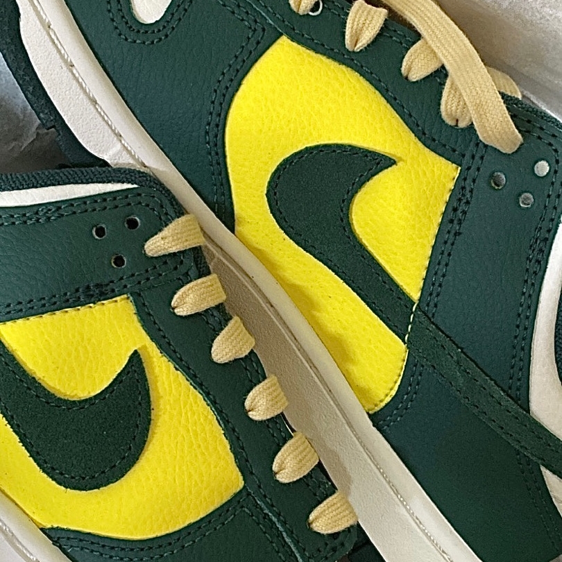 (W) Nike Dunk Low SE Opti Noble Green 착용 스타일