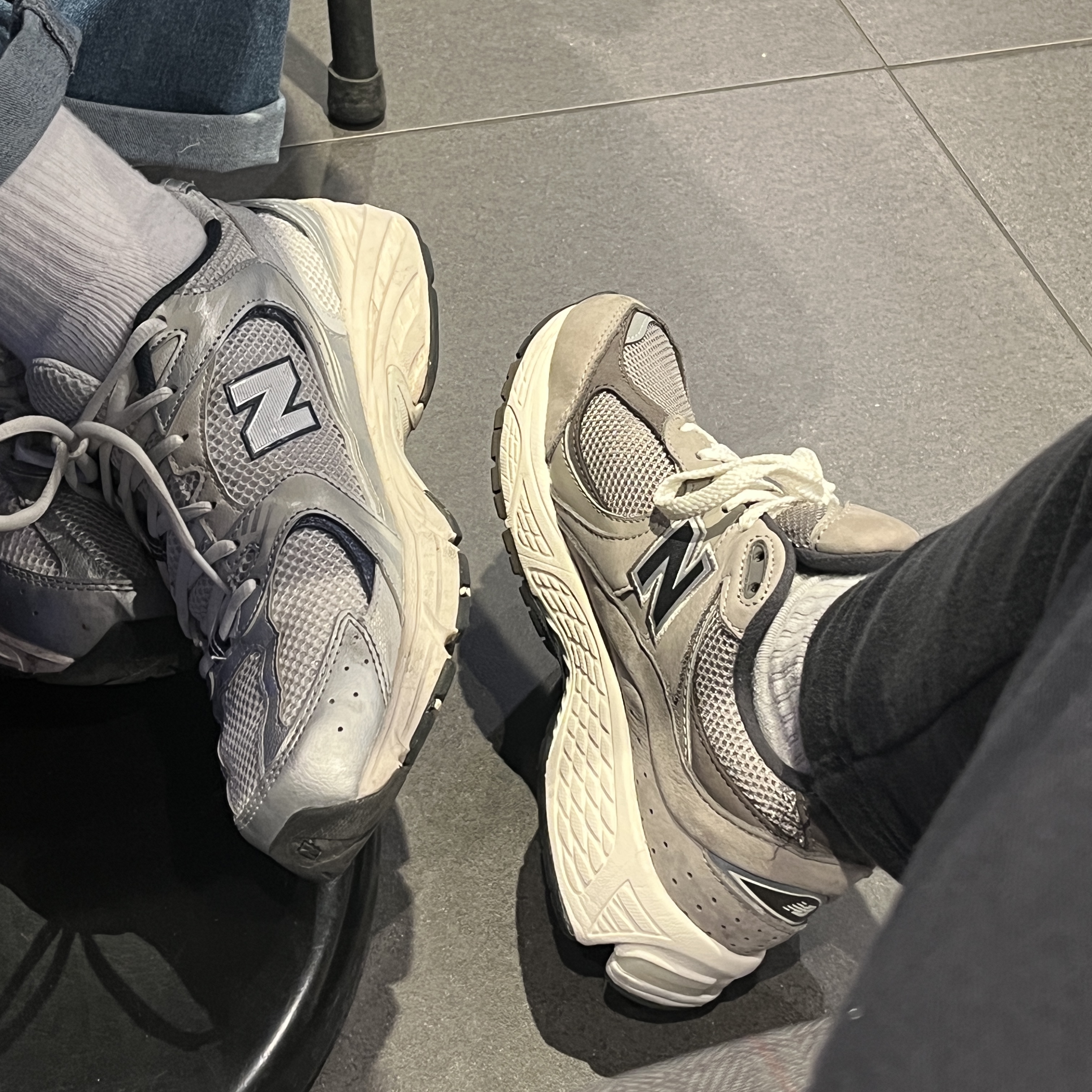 New Balance 2002 Warm Alpaca, New Balance 530 Steel Grey 착용 스타일