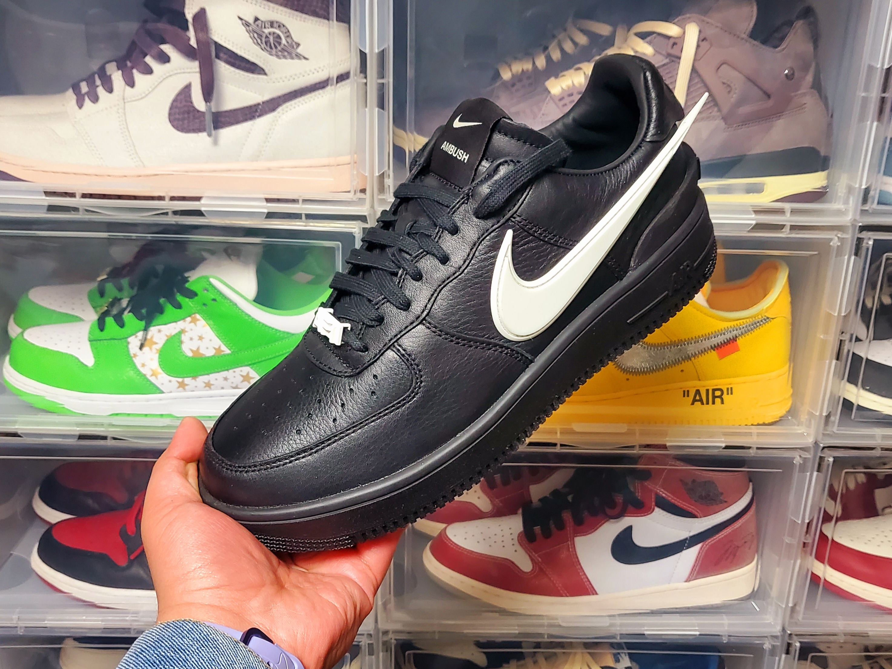 Nike x Ambush Air Force 1 Low SP Black 착용 스타일 - 1