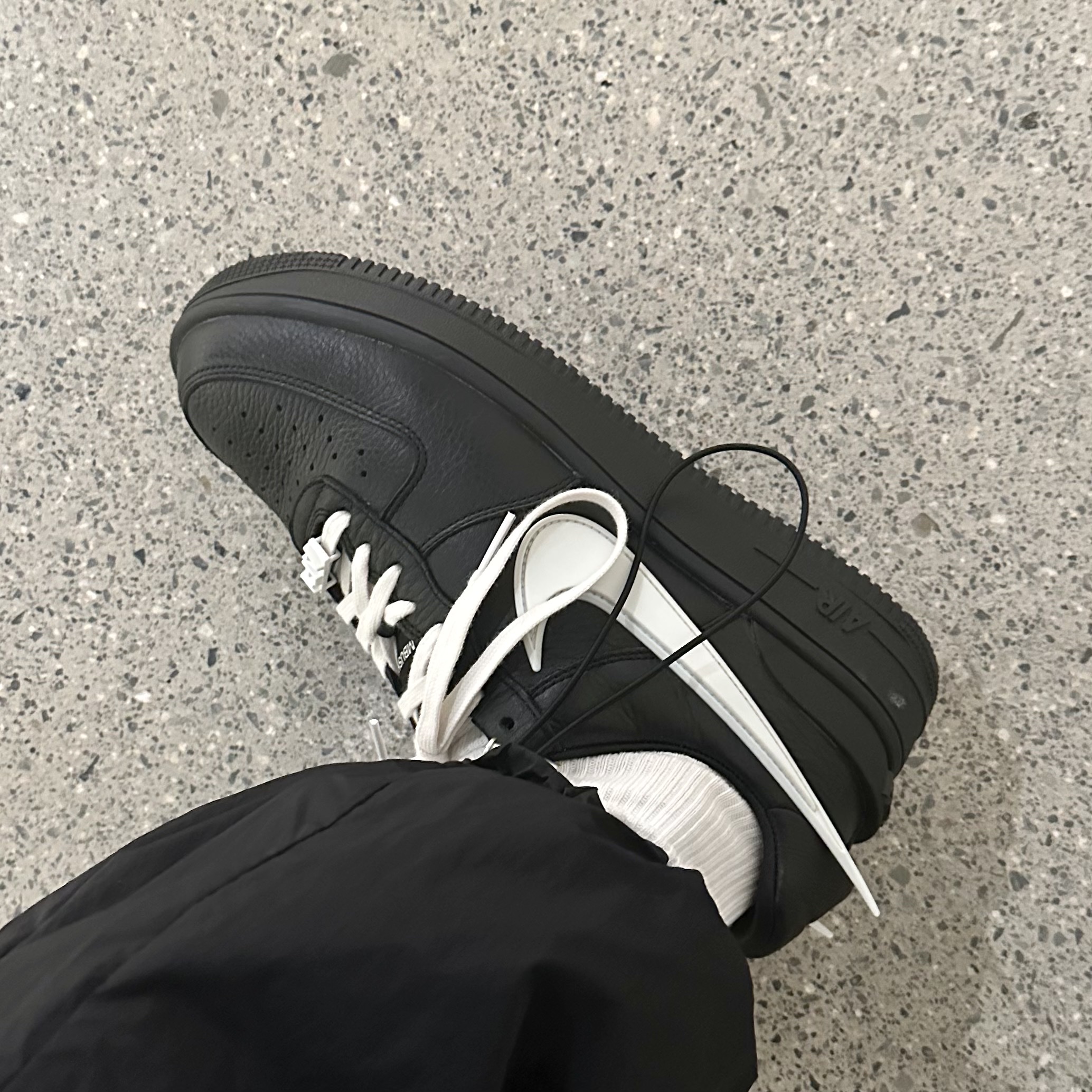 Nike x Ambush Air Force 1 Low SP Black 착용 스타일