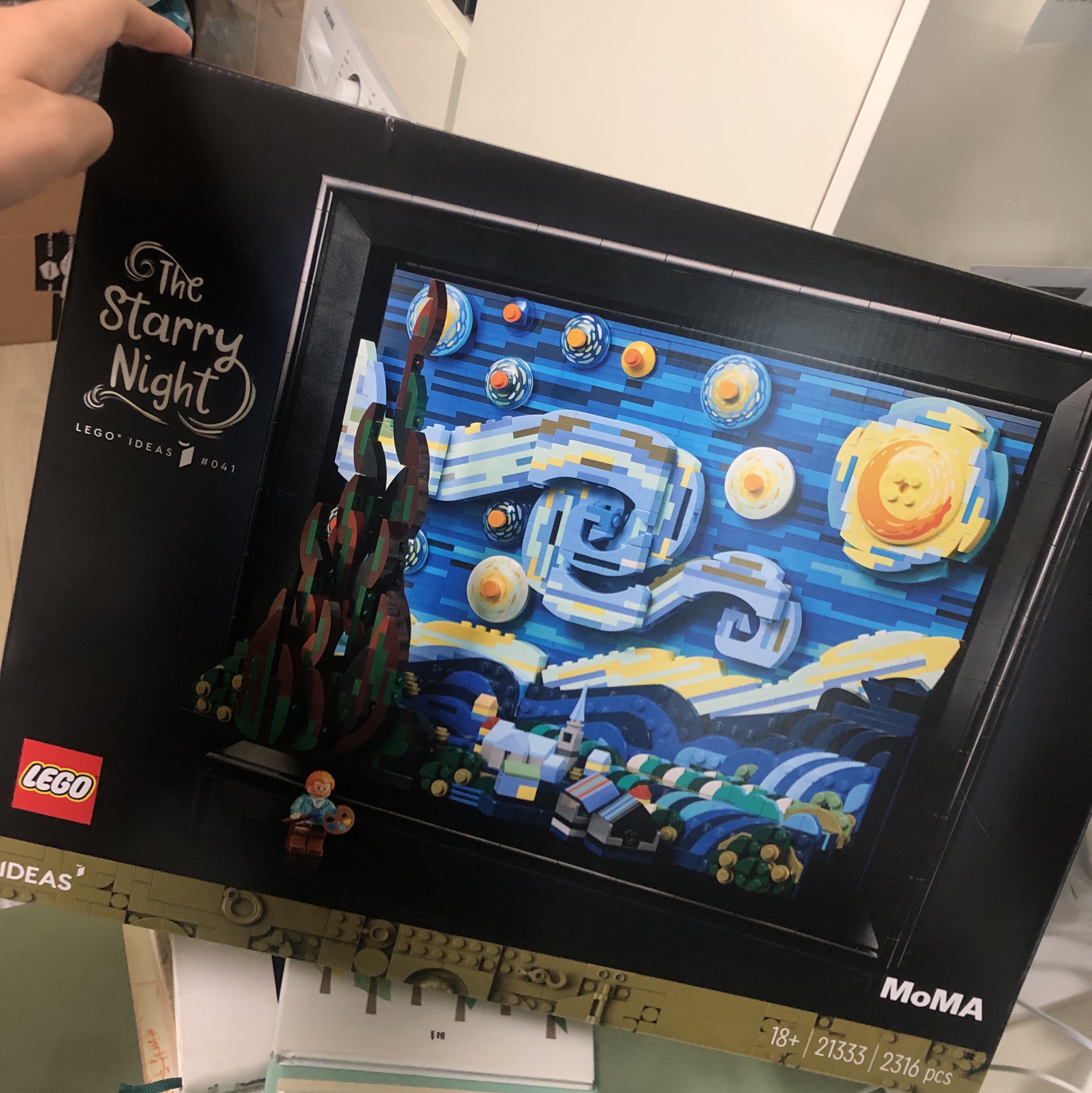 Lego Vincent Van Gogh The Starry Night 착용 스타일