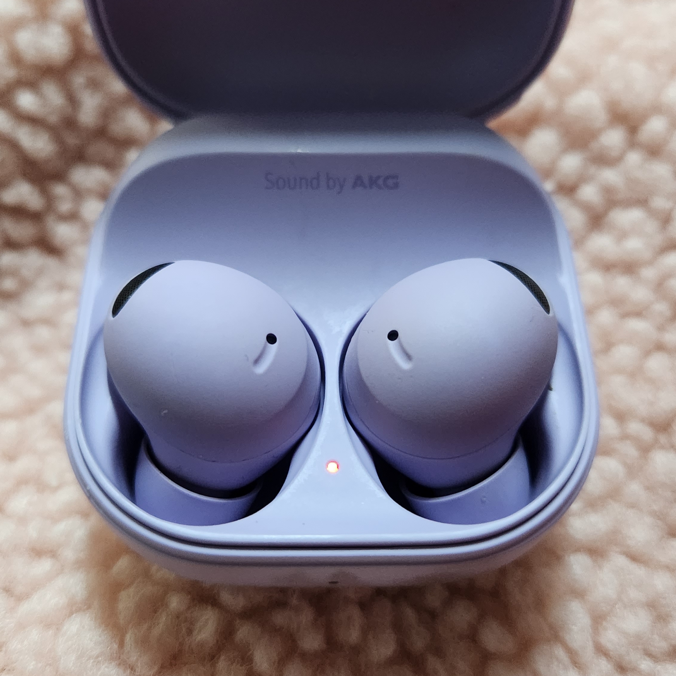 Samsung Galaxy Buds2 Pro Purple (Korean Ver.) 착용 스타일