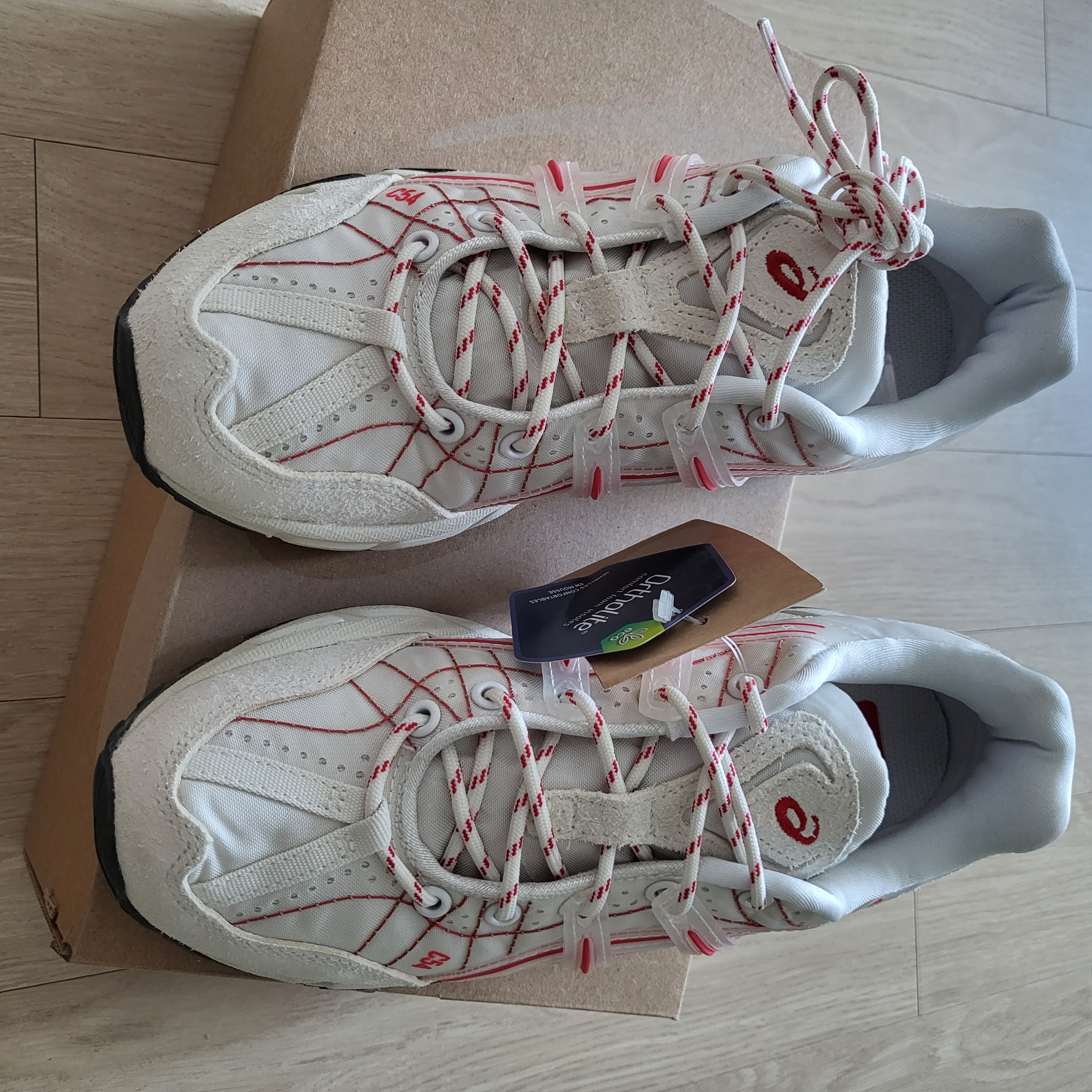 Asics Gel-Sonoma 15-50 White Cayenne 착용 스타일 - 1