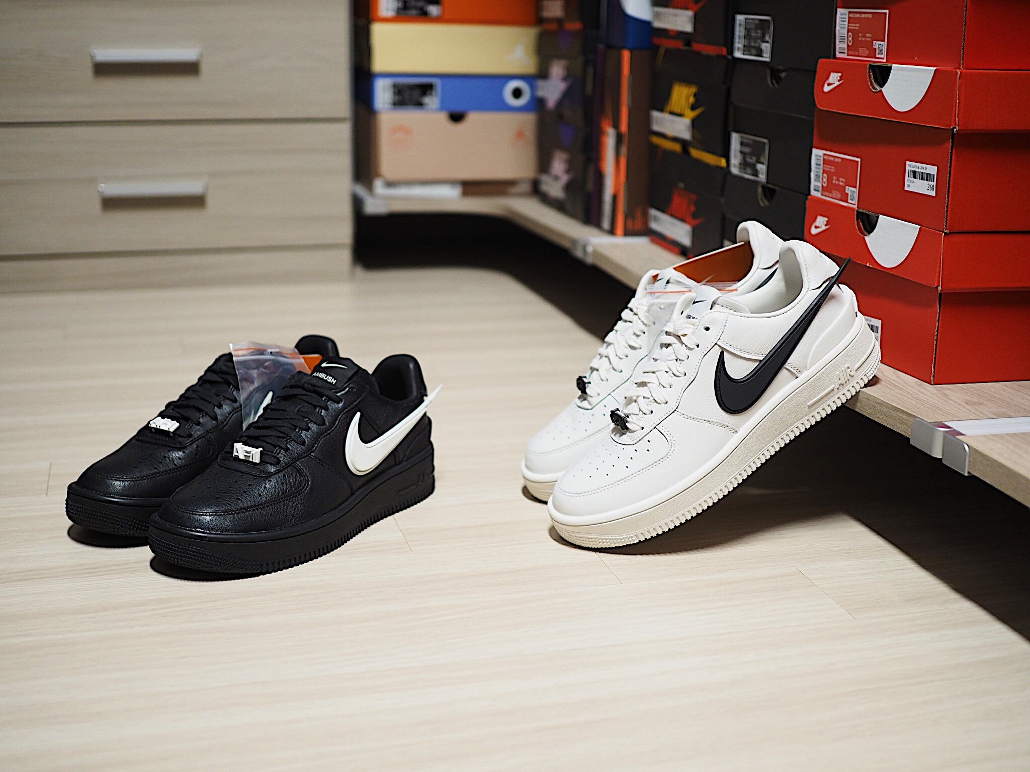Nike x Ambush Air Force 1 Low SP Phantom, Nike x Ambush Air Force 1 Low SP Black 착용 스타일 - 4