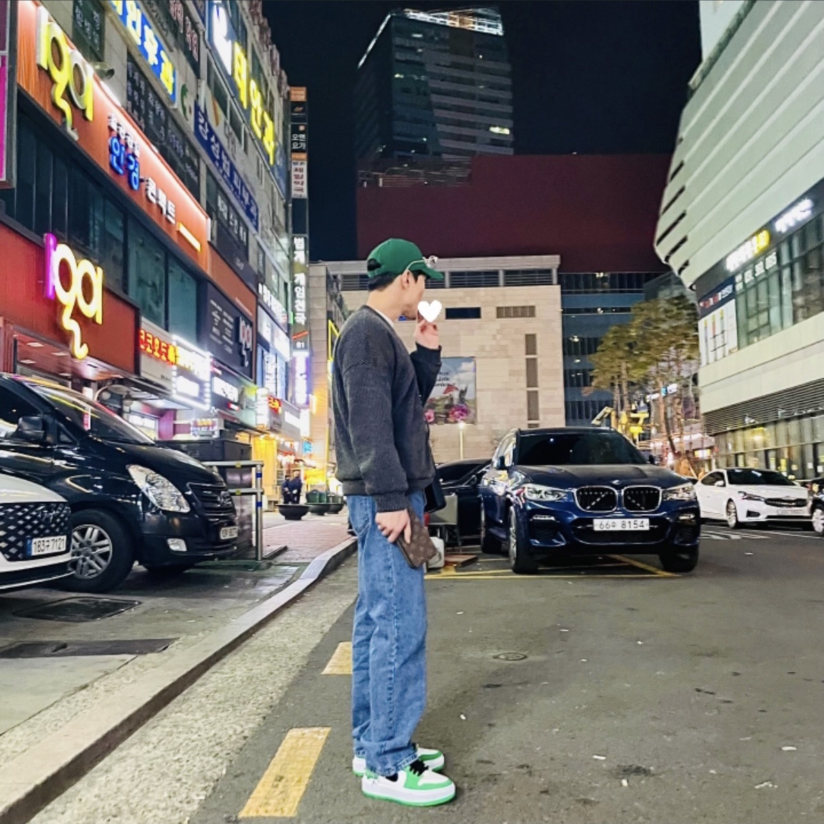 (W) Jordan 1 Elevate Low SE Lucky Green, Nike Heritage 86 Futura Washed Cap Gorge Green 착용 스타일
