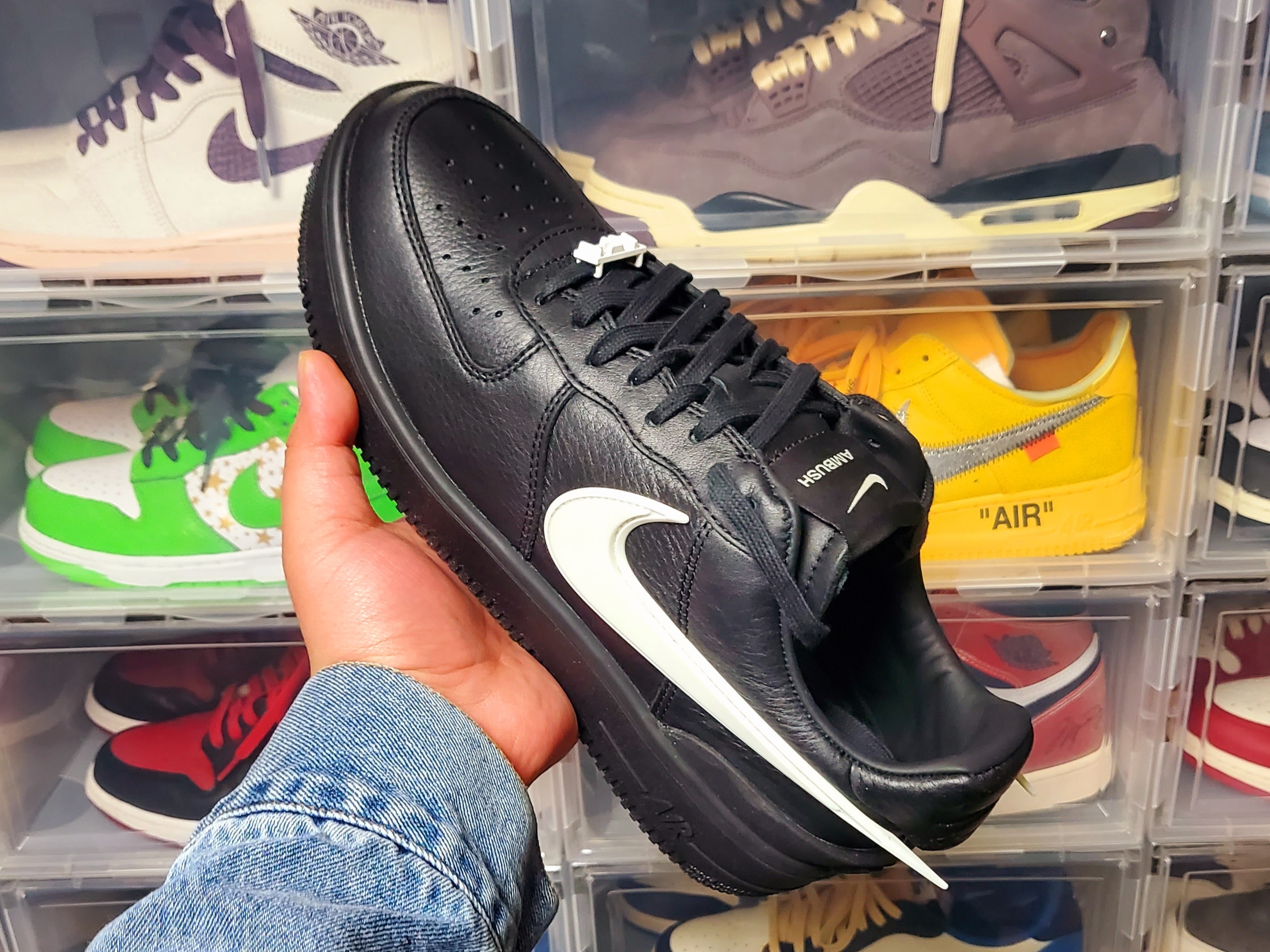 Nike x Ambush Air Force 1 Low SP Black 착용 스타일 - 3