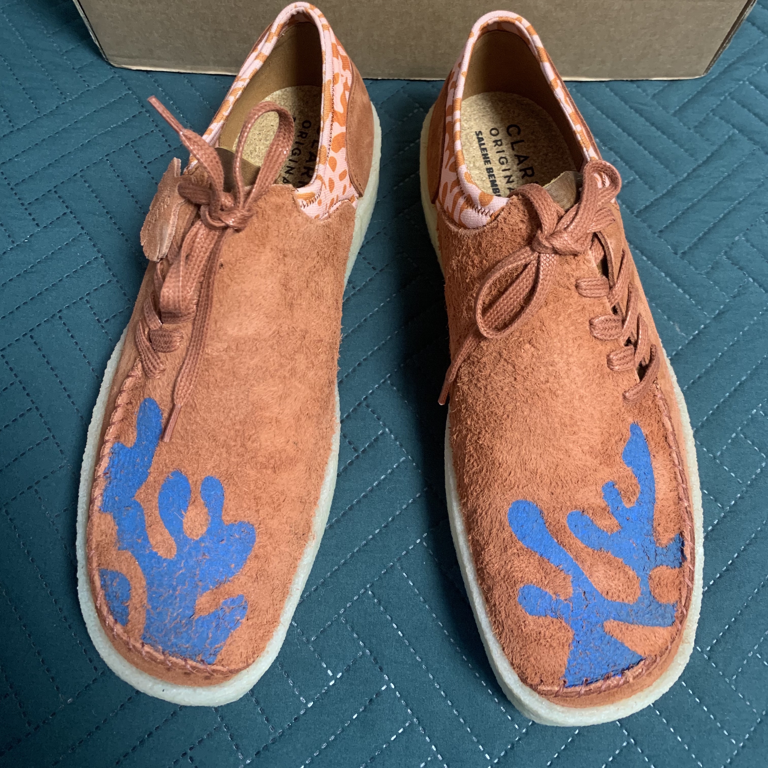 Clarks Originals x Salehe Bembury Lugger Cupsole Orange 착용 스타일 - 2