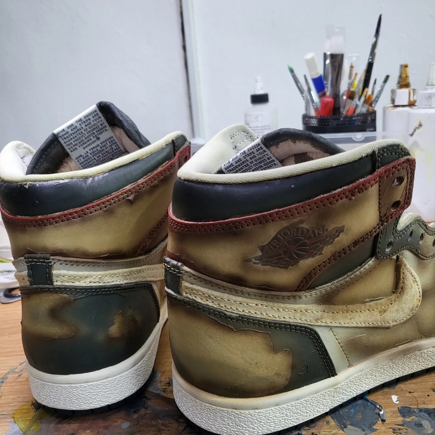 Jordan 1 High 85 College Navy 착용 스타일 - 4