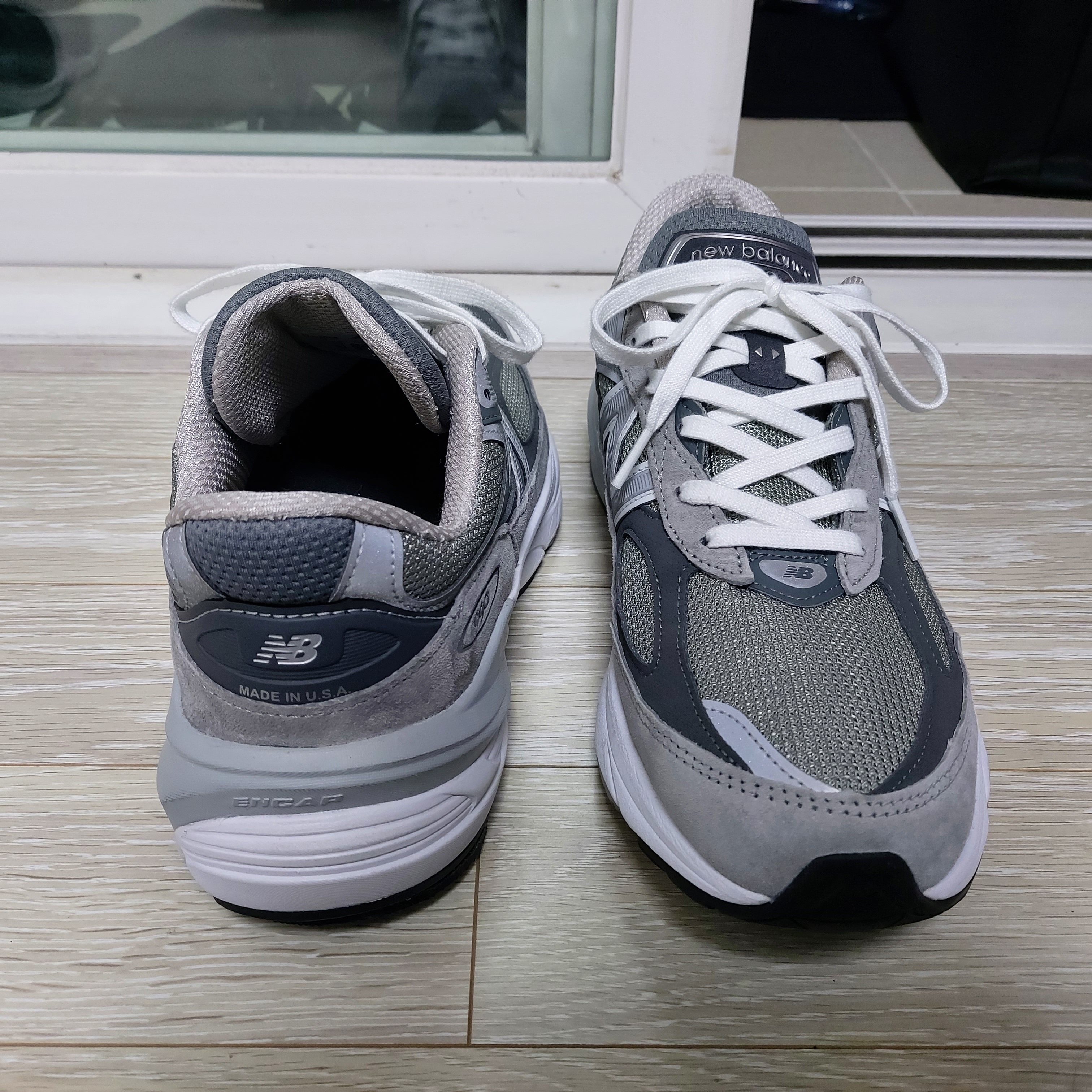 New Balance 990v6 Made in USA Grey - D Standard 착용 스타일