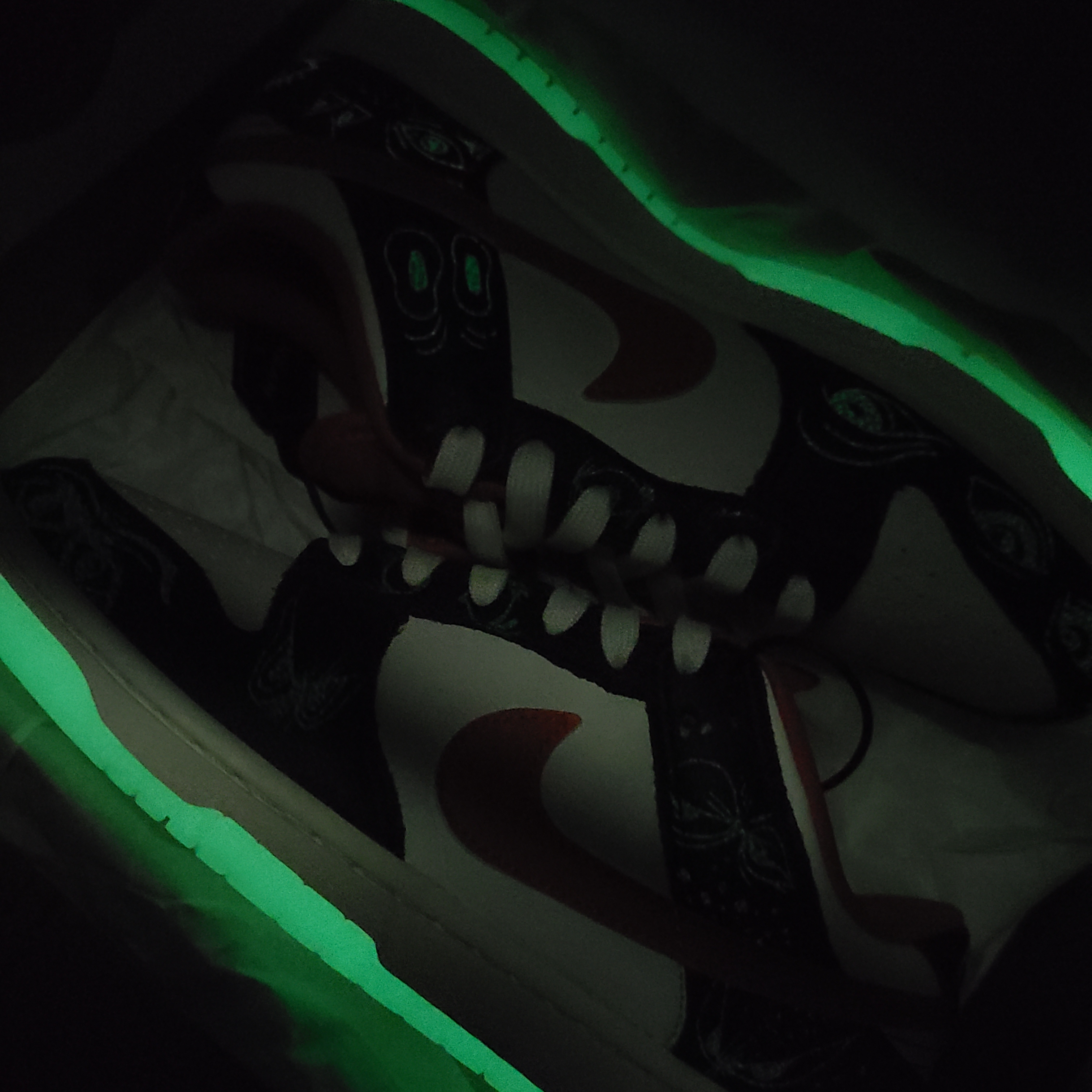 Nike Dunk Low Retro PRM Halloween 착용 스타일 - 2