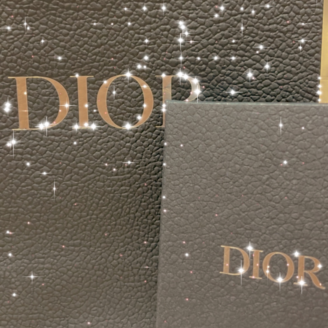 Dior Card Holder Beige & Black Dior Oblique Jacquard 착용 스타일 - 1
