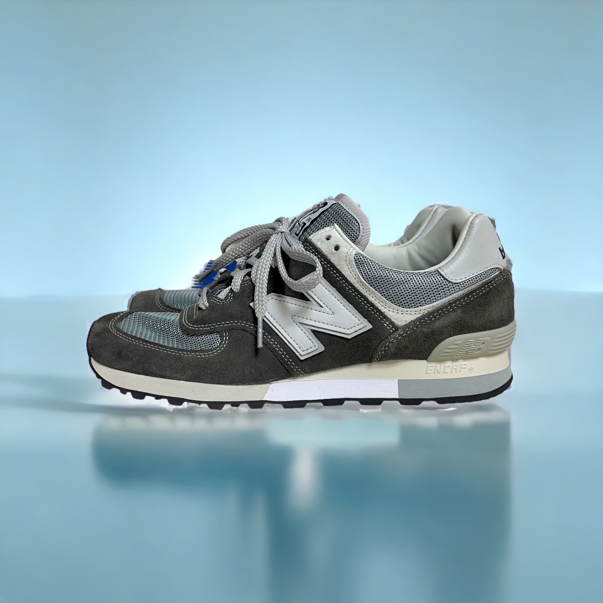 New Balance 576 Made in UK Grey 착용 스타일