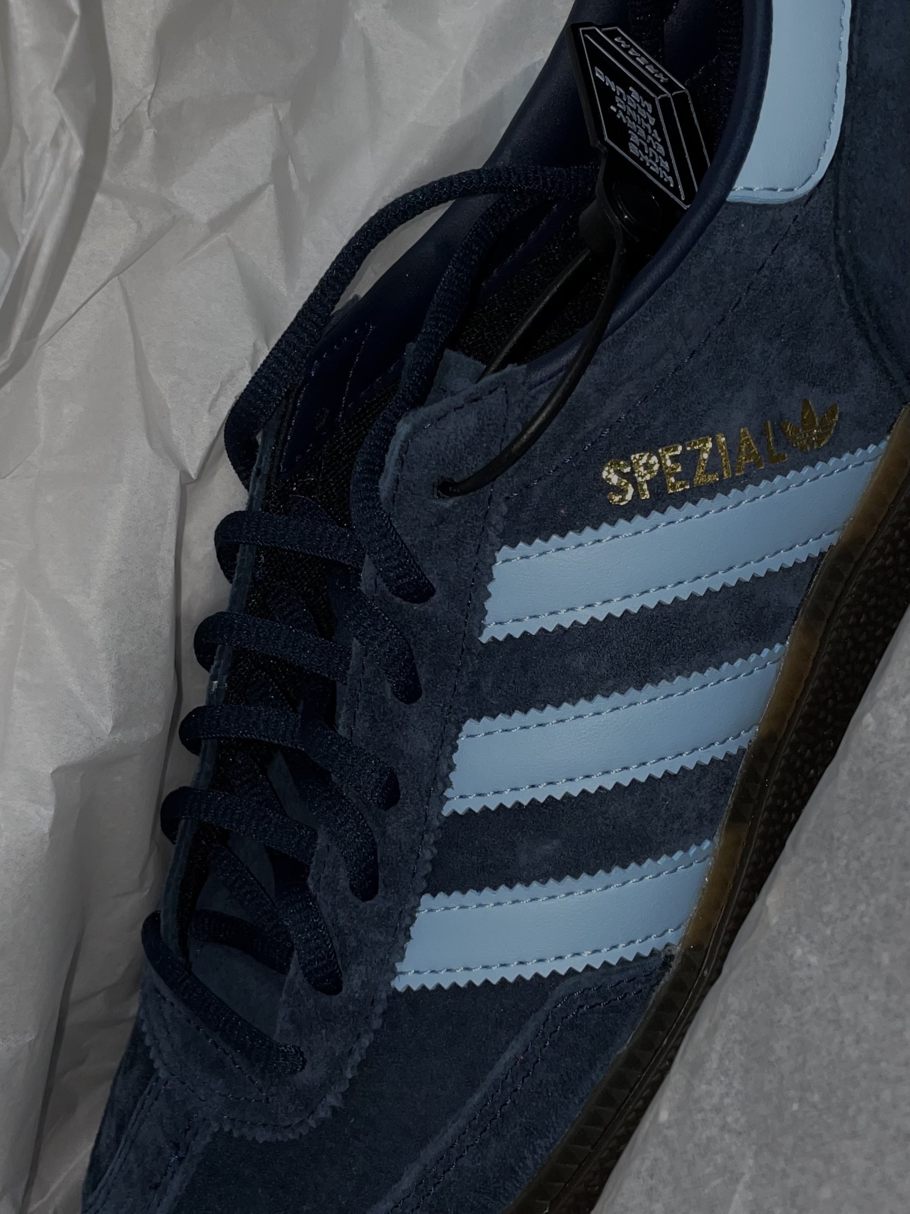 Adidas Spezial Handball Collegiate Navy 착용 스타일 - 1