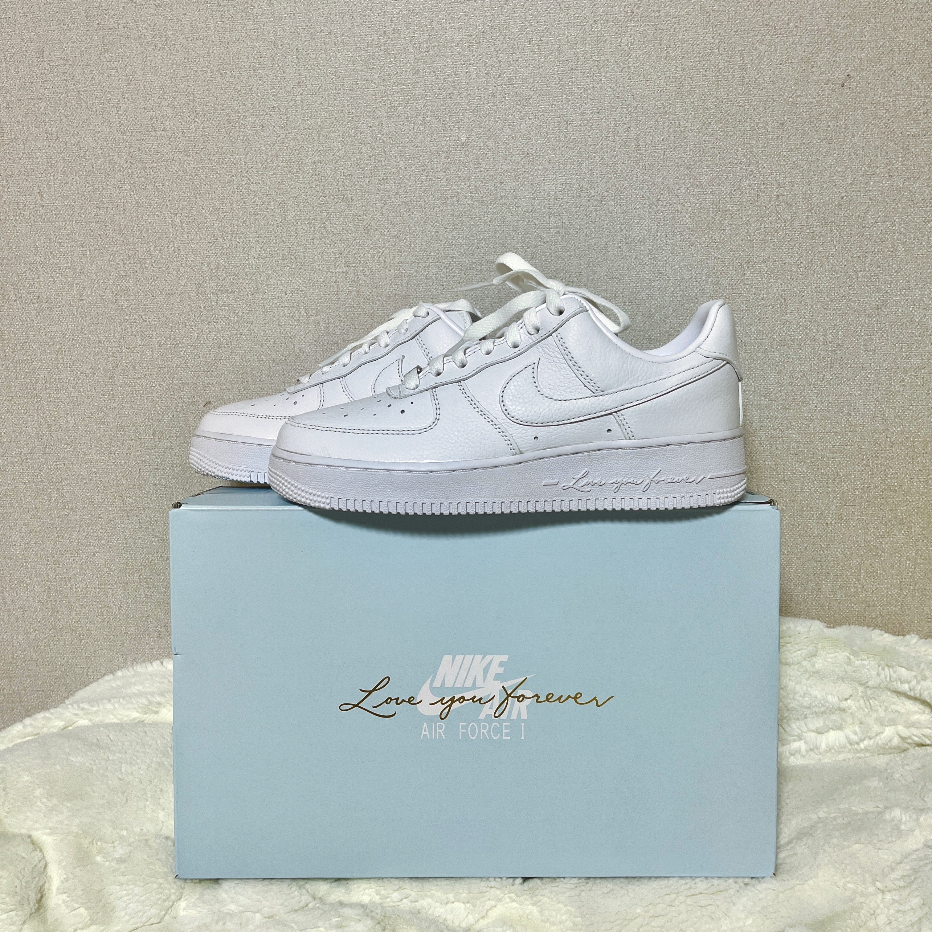 Nike x Drake Nocta Air Force 1 Low SP Certified Lover Boy White 착용 스타일 - 2