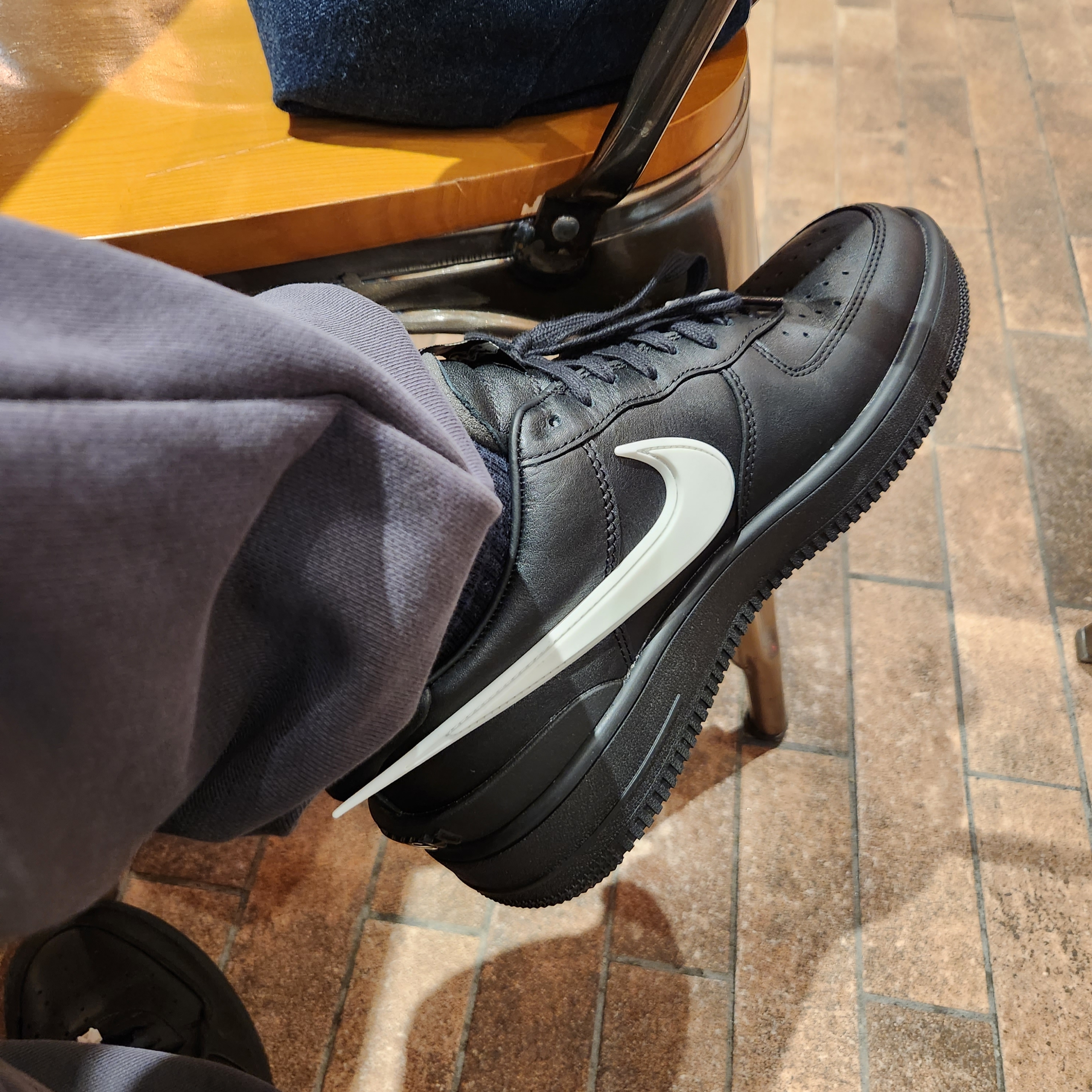 Nike x Ambush Air Force 1 Low SP Black 착용 스타일