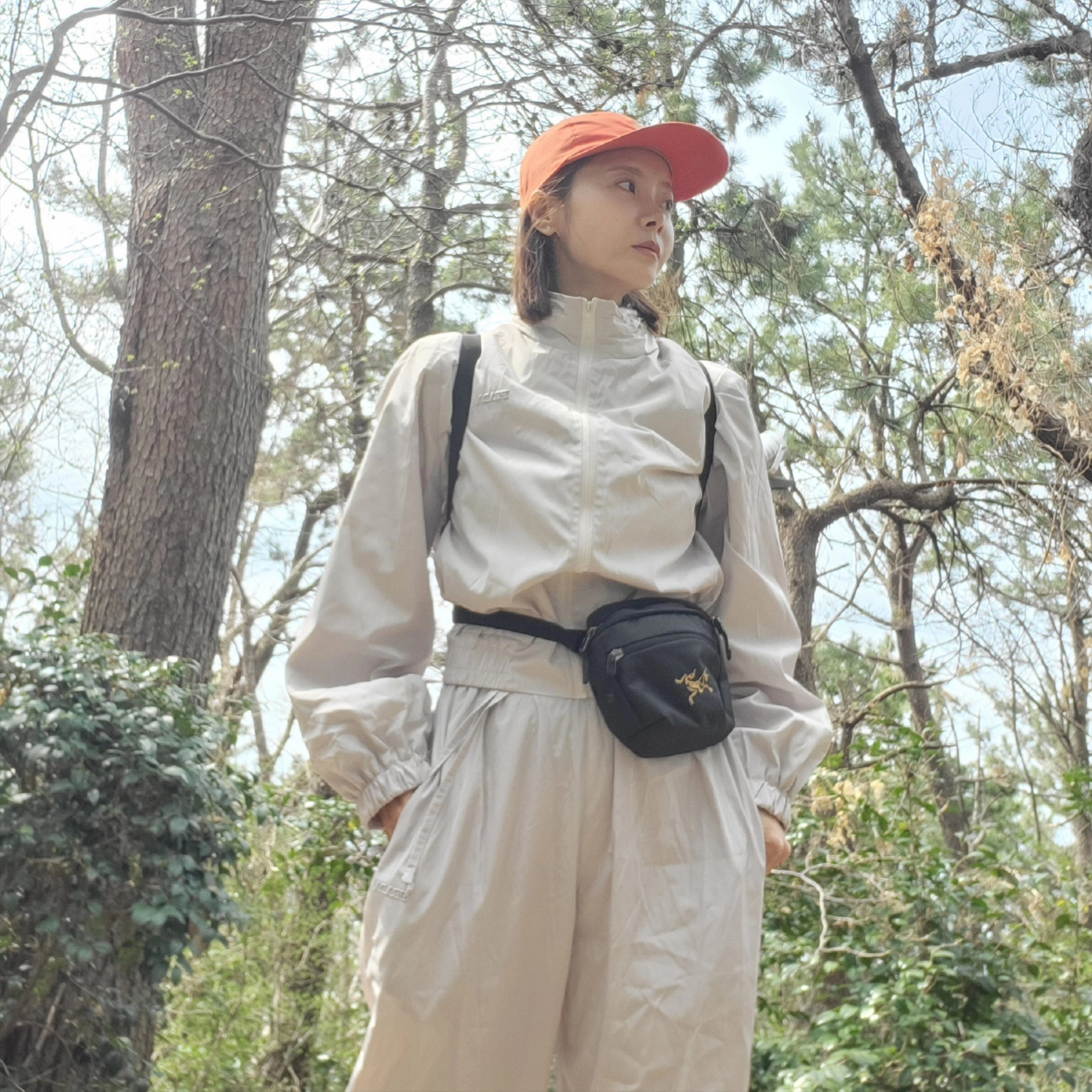 Arc'teryx Mantis 1 Waistpack Black 착용 스타일