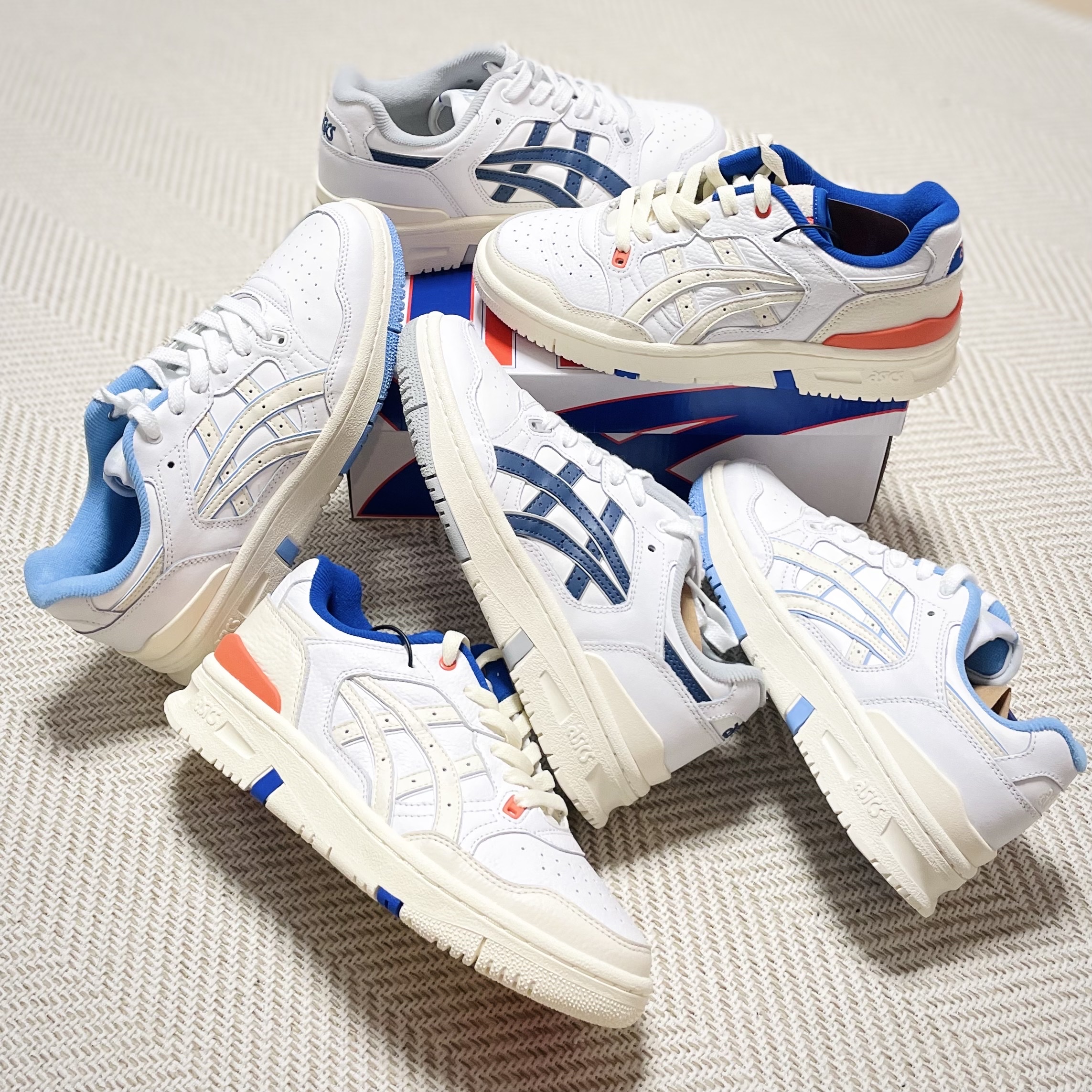 Asics x Ronnie Fieg EX89 White Sweet Corn 착용 스타일 - 1