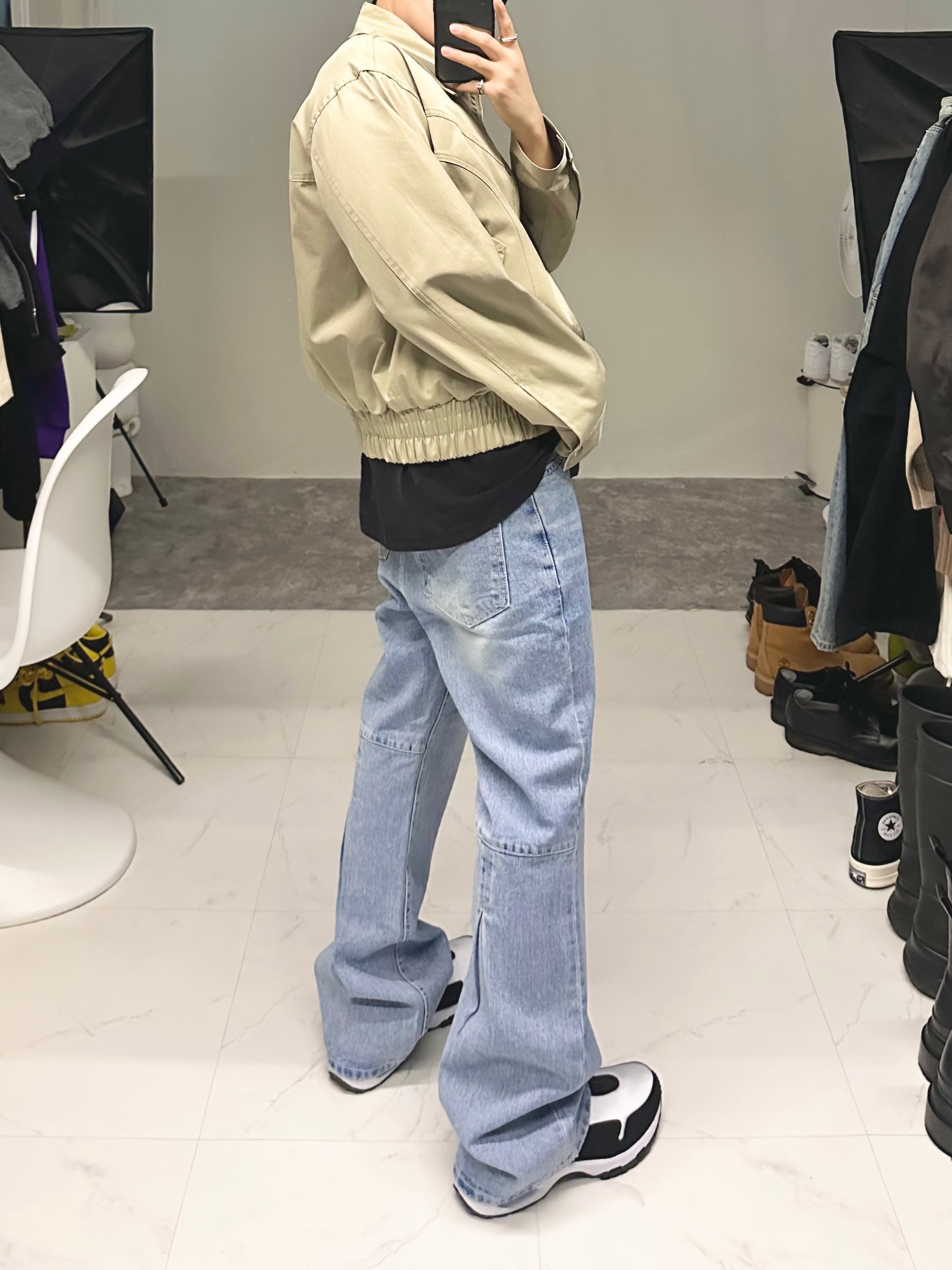 Nike x Comme des Garcons Homme Plus Air Max Sunder SP White Black 착용 스타일 - 1