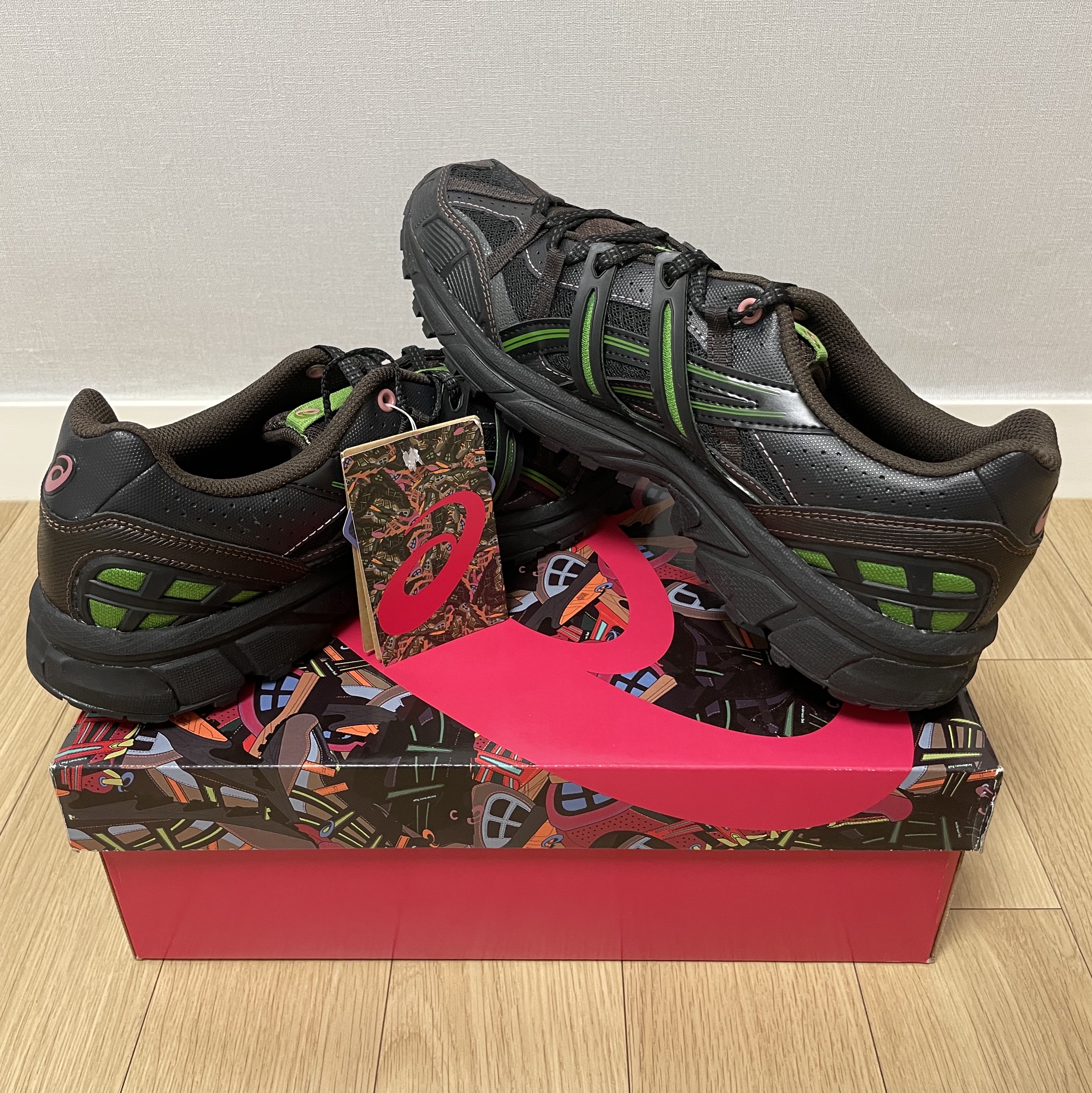 Asics x Andersson Bell Gel-Sonoma 15-50 Black Green 착용 스타일