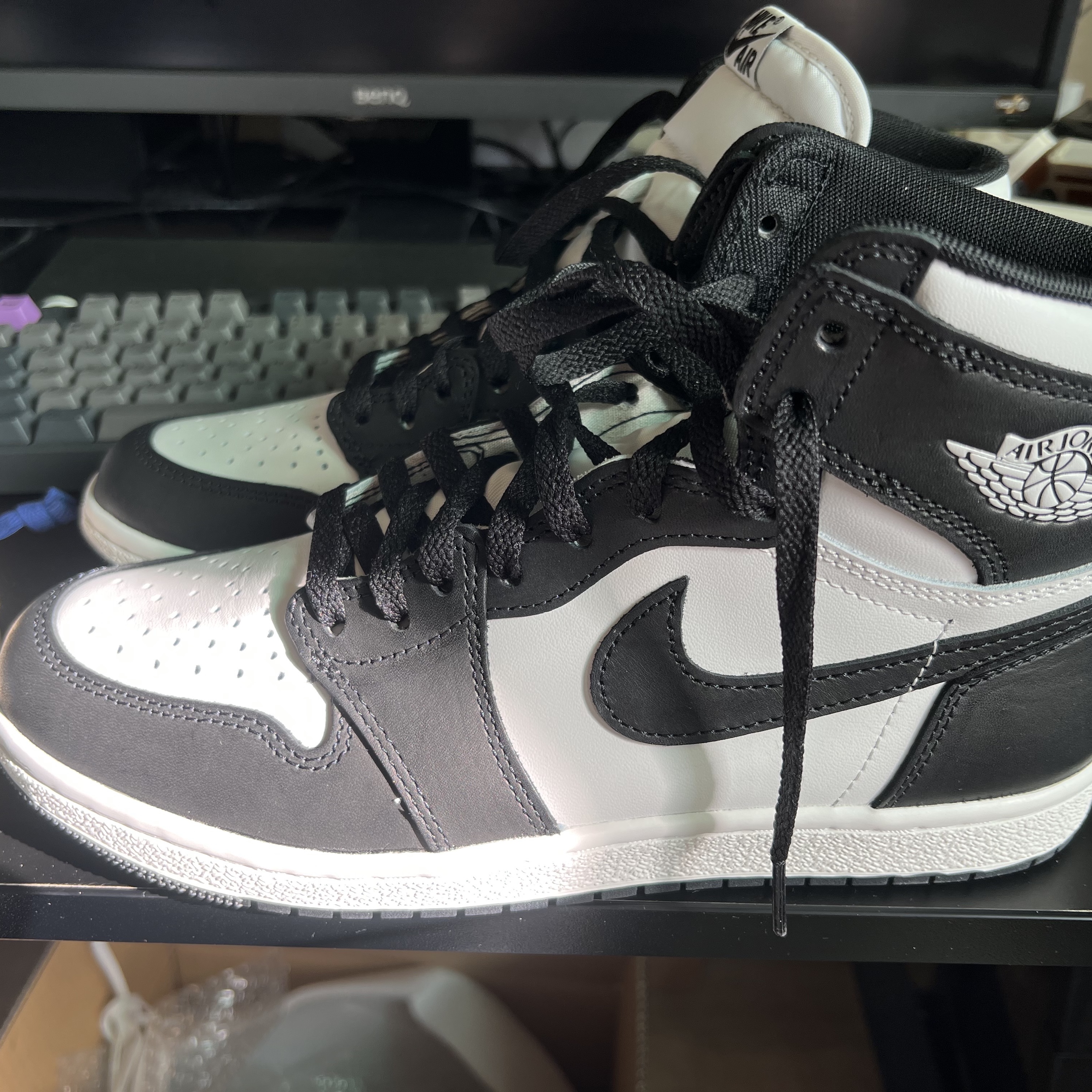 Jordan 1 High 85 Black White 착용 스타일 - 4