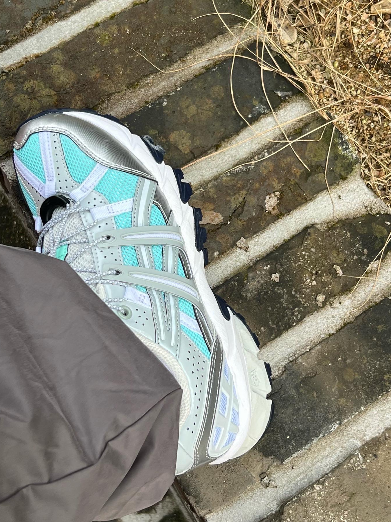 (W) Asics x Matin Kim Gel-Sonoma 15-50 Oasis Green Pure Silver, Supreme x Burberry Box Logo Hooded Sweatshirt Black - 22SS 착용 스타일 - 5