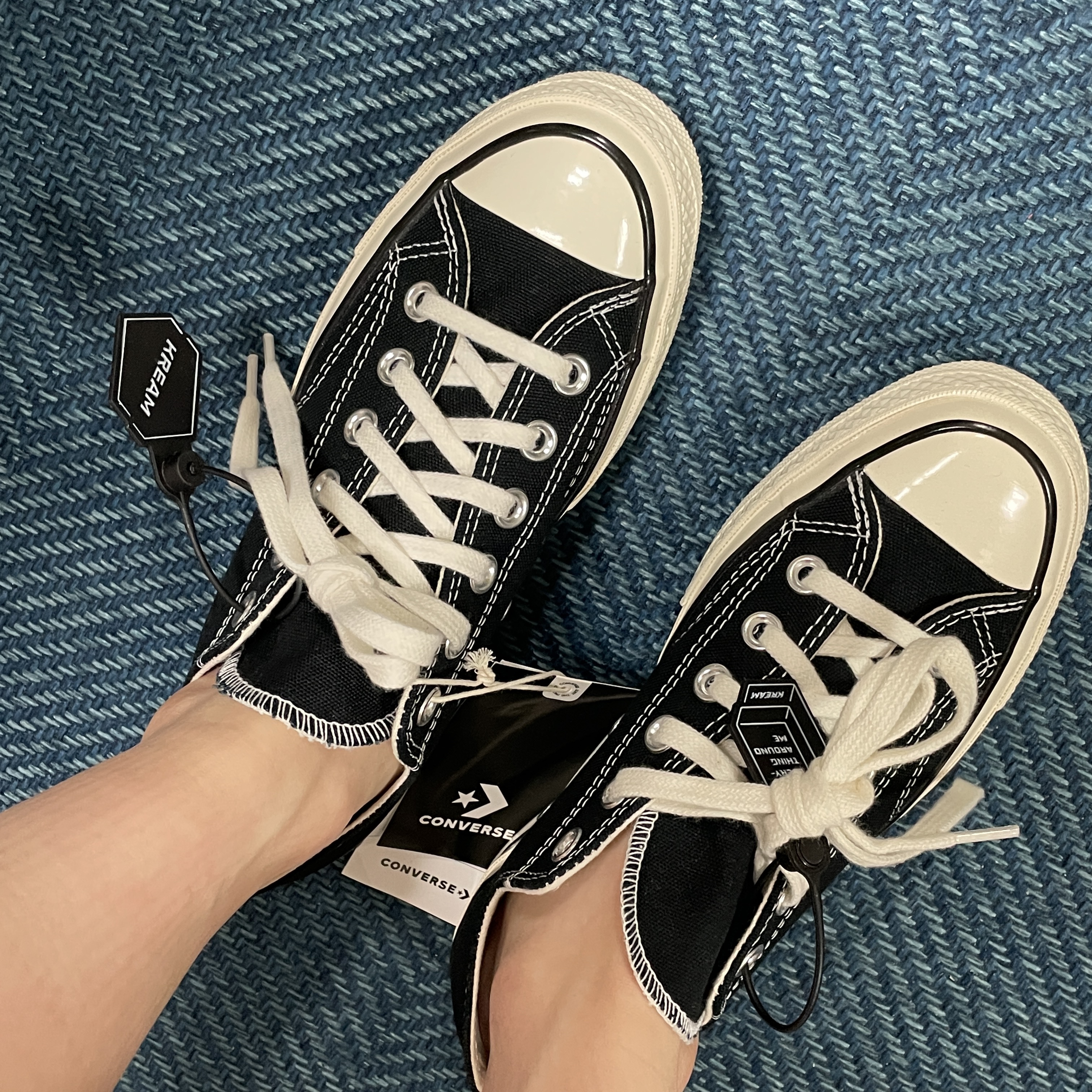 Converse Chuck 70 Ox Black - Standard 착용 스타일