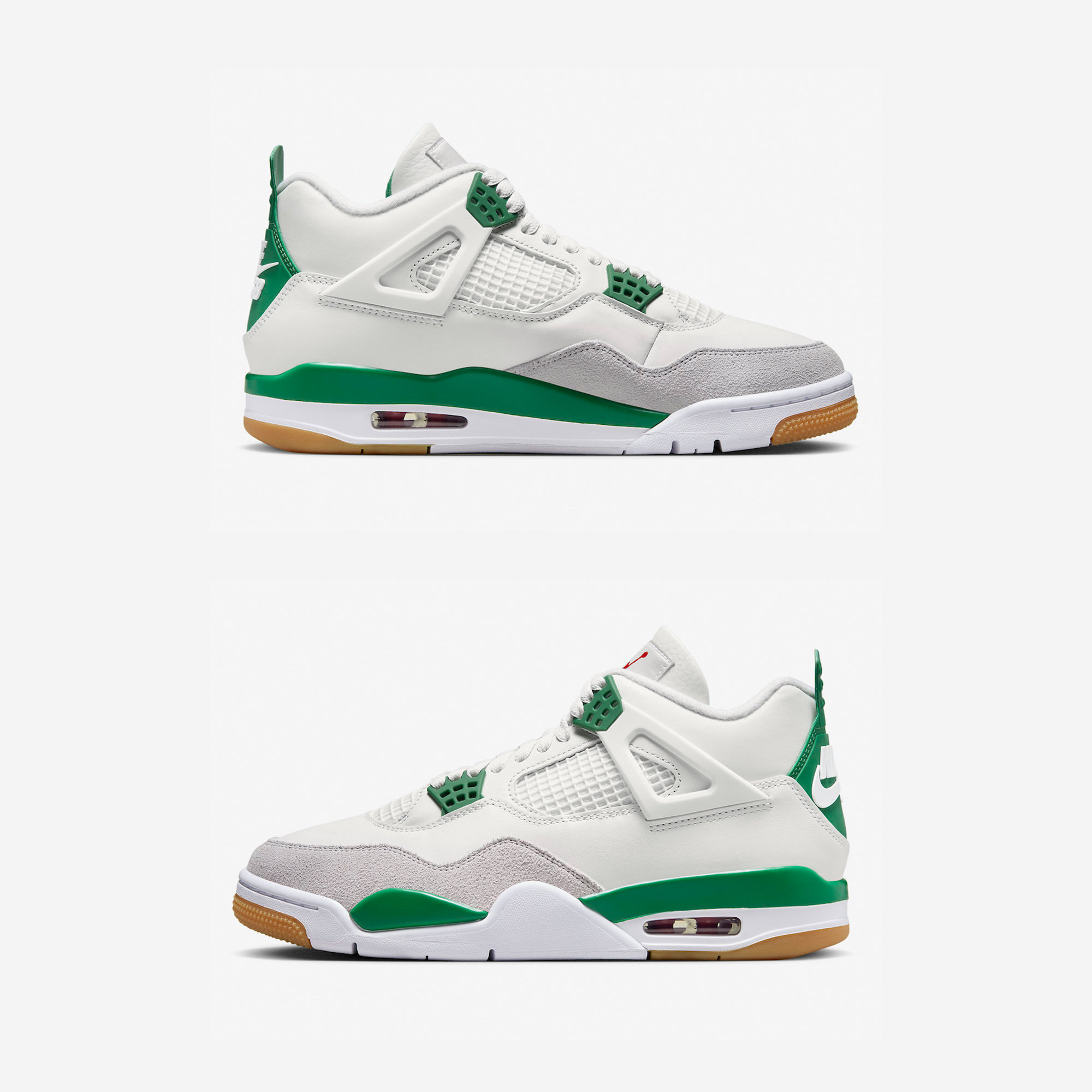 Jordan 4 x Nike SB Retro SP Pine Green 착용 스타일 - 3