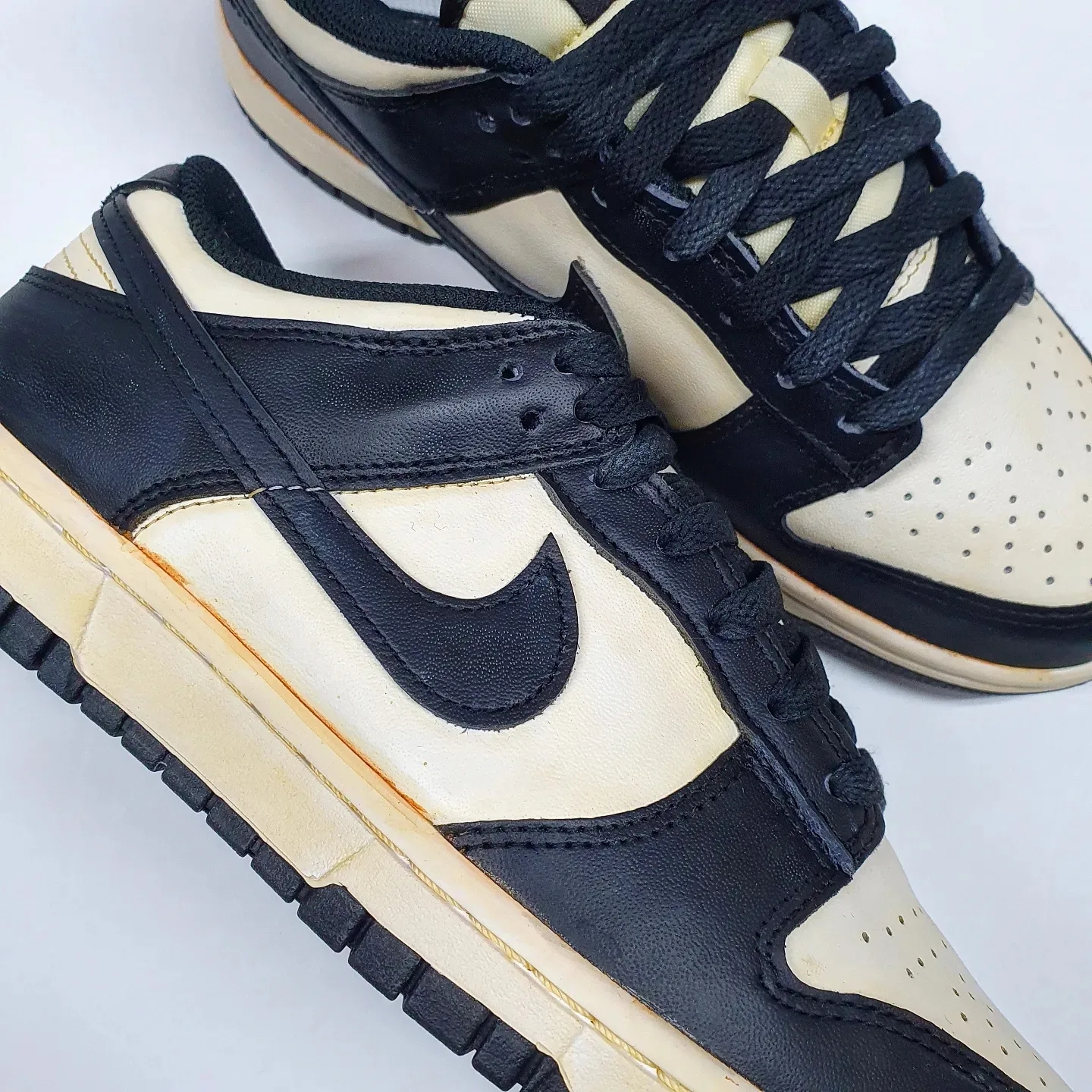 Nike Dunk Low Retro Black 착용 스타일 - 5
