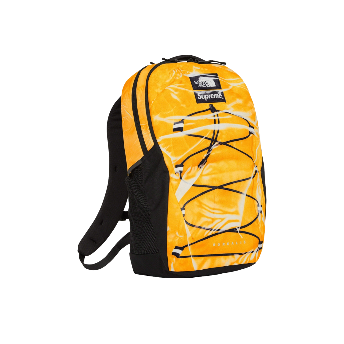 Supreme x The North Face Trompe L oeil Printed Borealis Backpack Yellow  23SS N