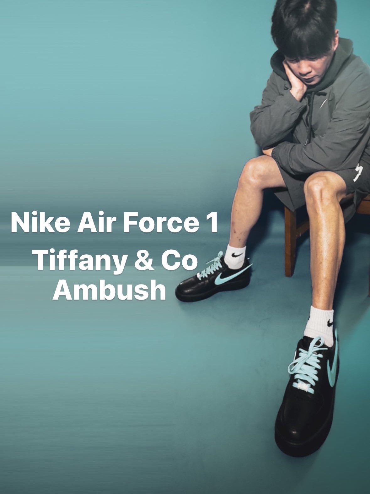 Nike x Ambush Air Force 1 Low SP Black, Nike x Stussy Water Shorts Off Noir 착용 스타일 - 1