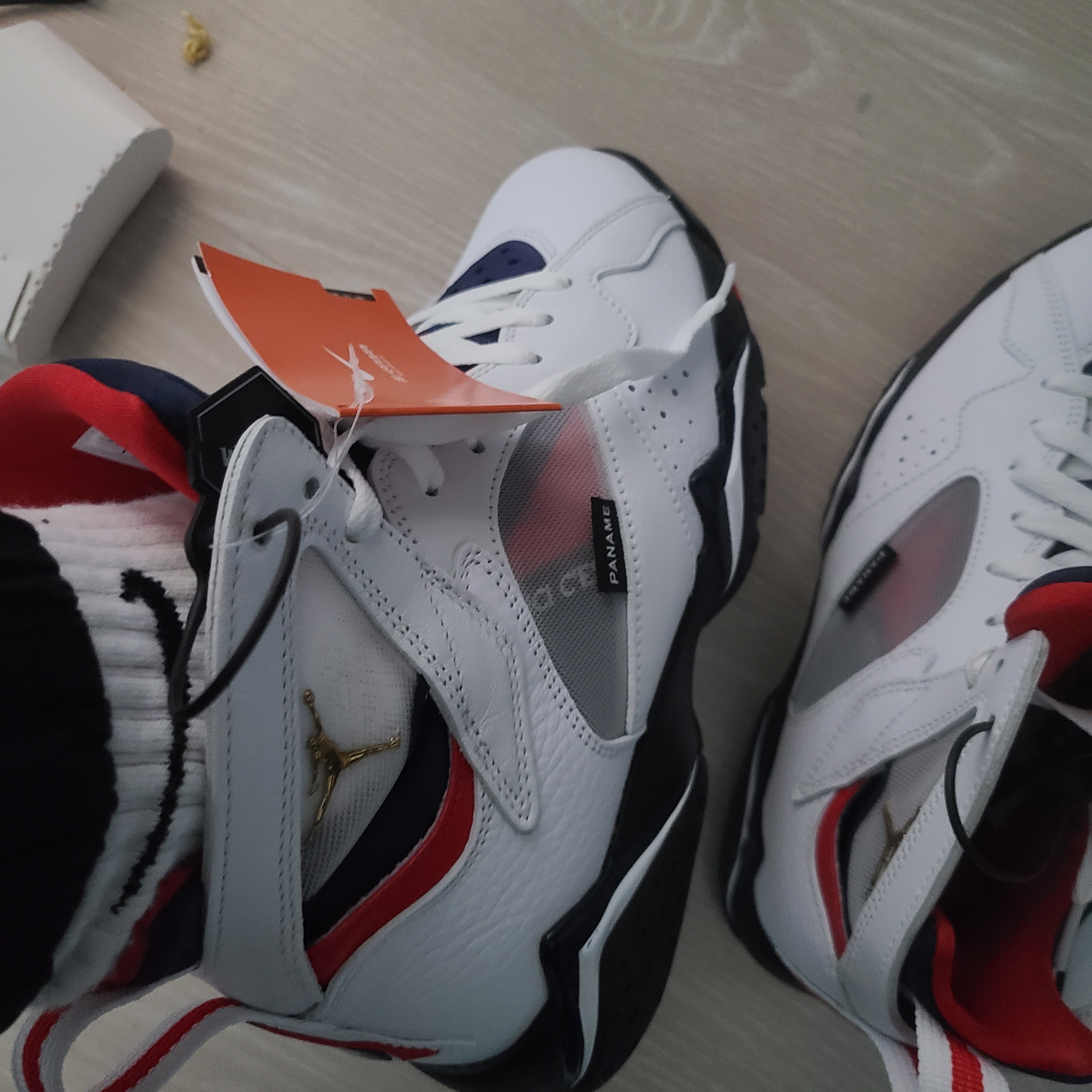 Jordan 7 x Paris Saint-Germain Retro 착용 스타일