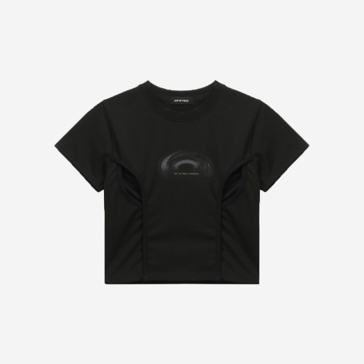아트오브필드 섹션 숏슬리브 티셔츠 블랙