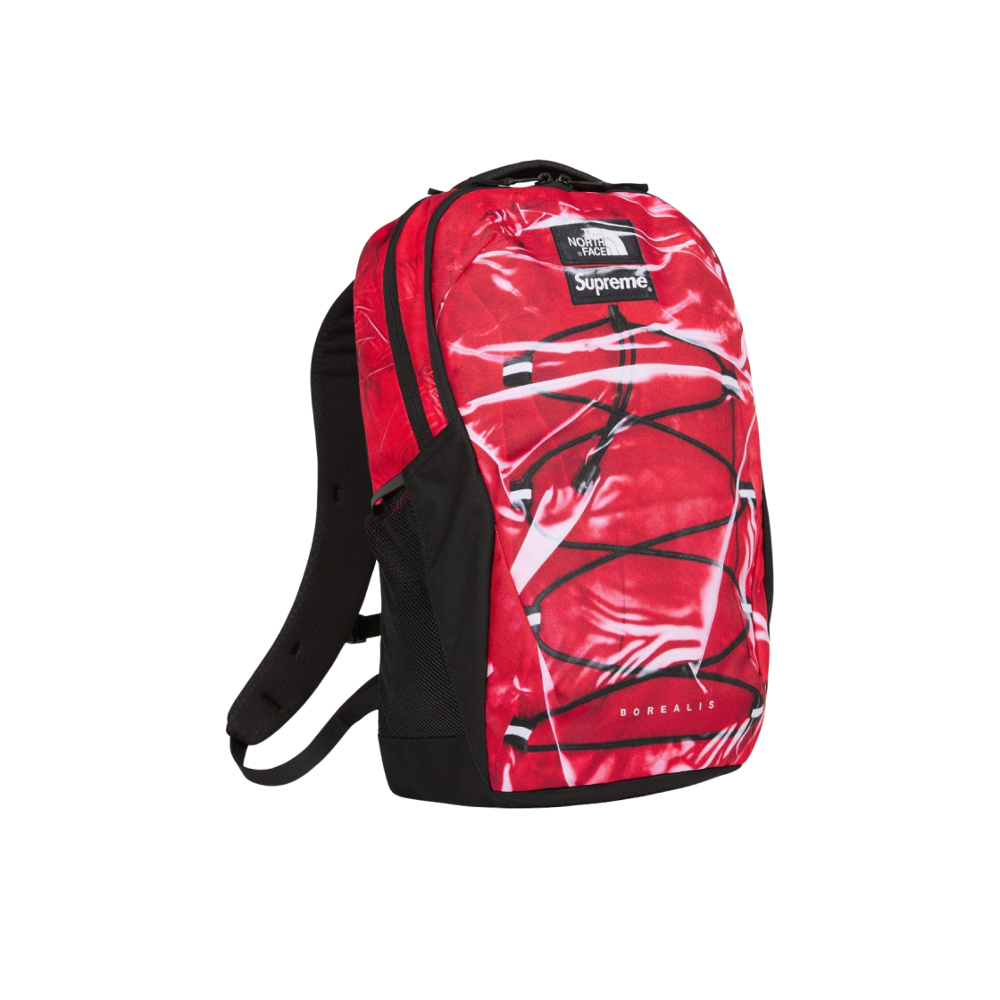 Supreme x The North Face Trompe L'oeil Printed Borealis Backpack Red - 23SS 상세 이미지 2