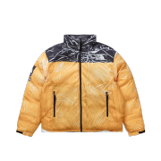 Supreme x The North Face Trompe L’oeil Printed Nuptse Jacket Yellow - 23SS