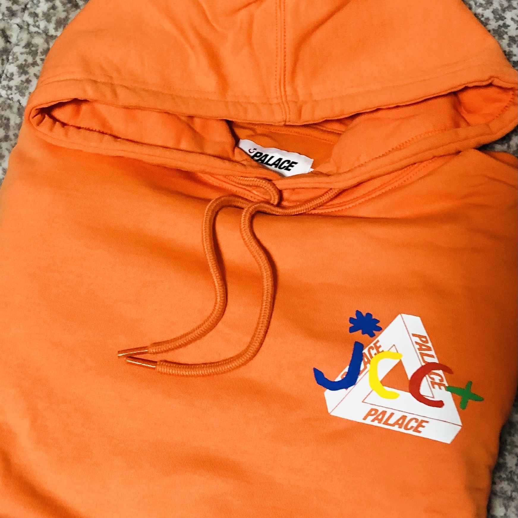Palace JCDC2 Hood Orange - 20SS 착용 스타일 - 1