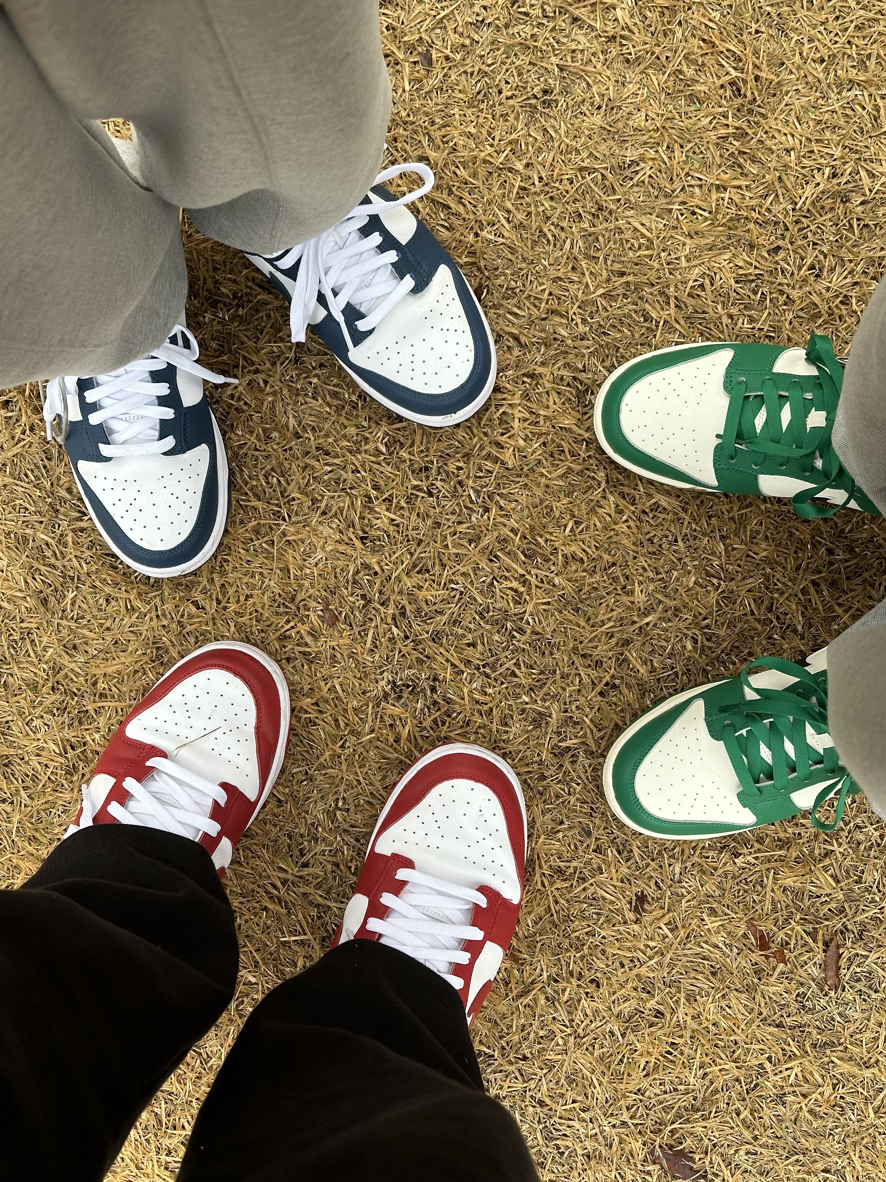 Nike Dunk Low Retro SE Jackpot Malachite, Nike Dunk Low Retro Gym Red 착용 스타일 - 3