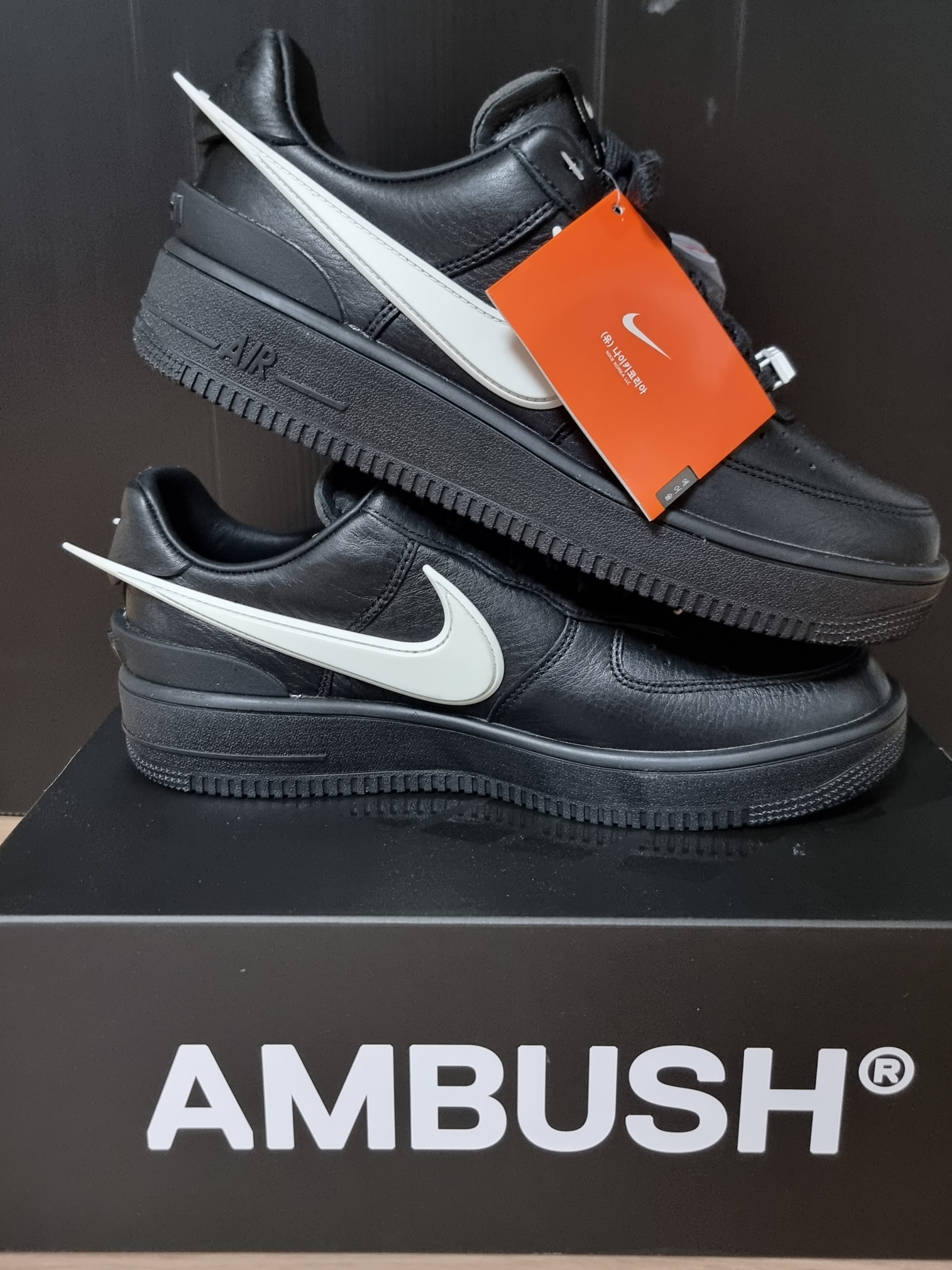 Nike x Ambush Air Force 1 Low SP Black 착용 스타일 - 3