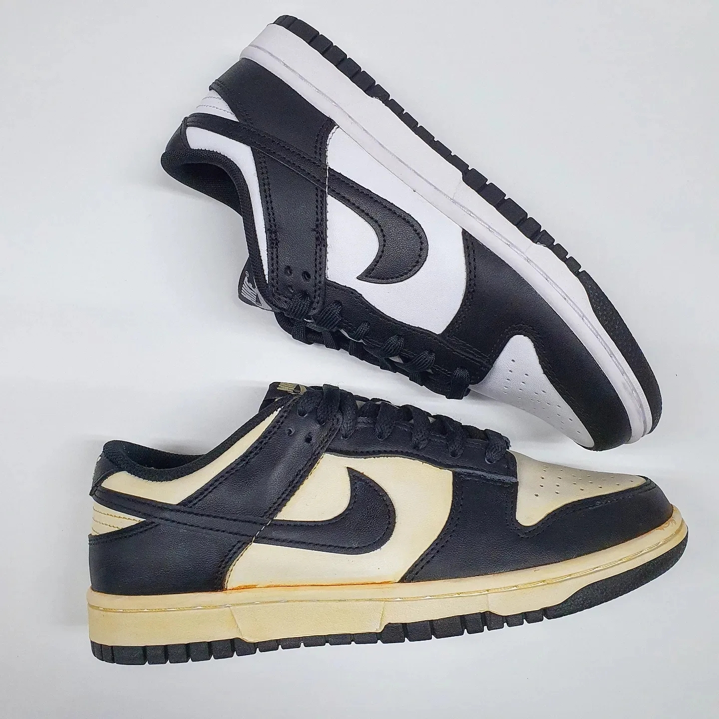 Nike Dunk Low Retro Black 착용 스타일 - 2