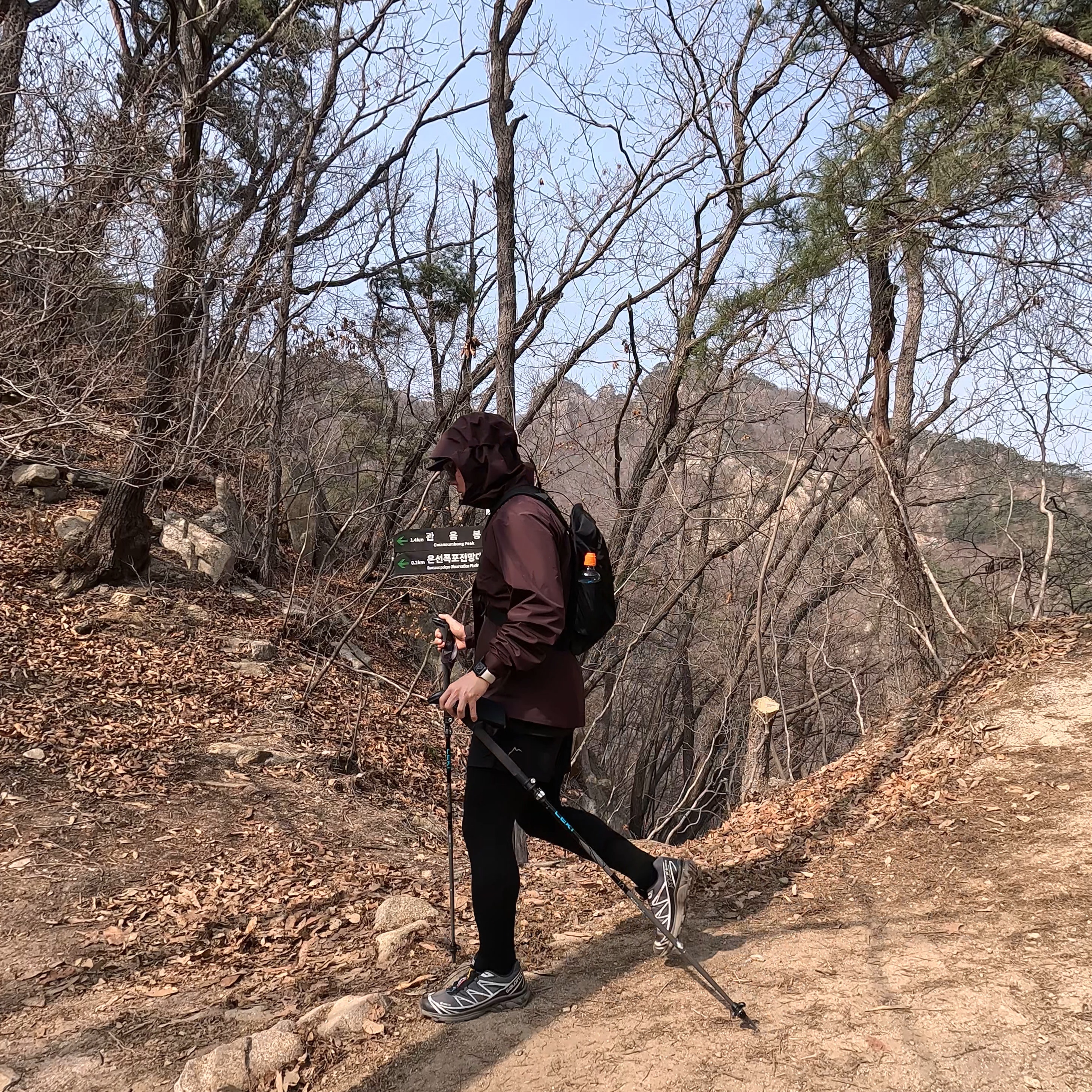 Arc'teryx Beta LT Jacket Phantasm, Salomon XT-6 Gore-Tex Black Ebony 착용 스타일 - 3