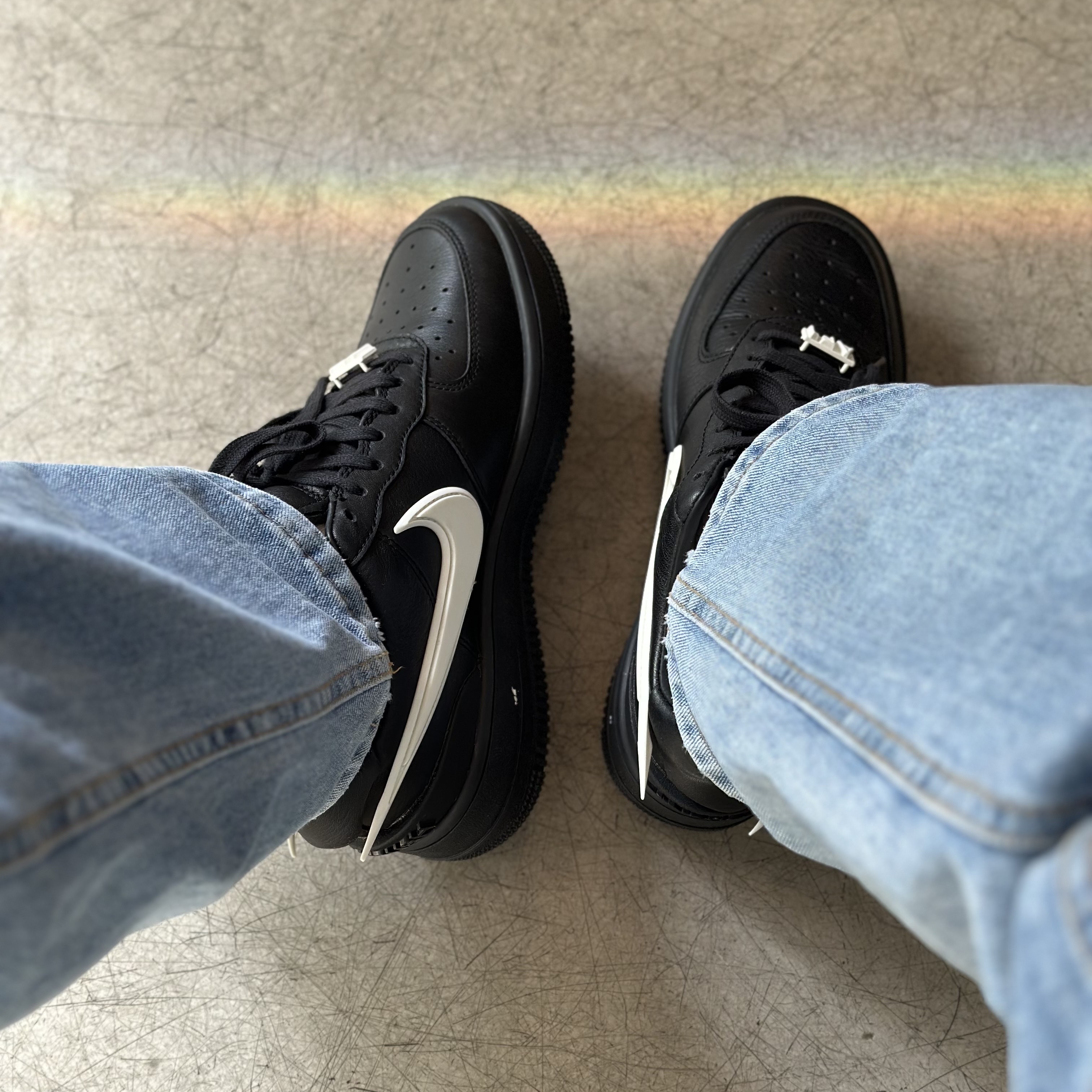 Nike x Ambush Air Force 1 Low SP Black 착용 스타일