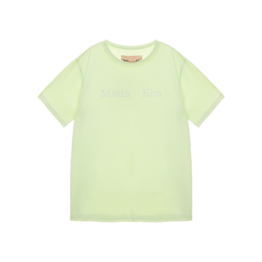 (W) Matin Kim Logo T-Shirt Green