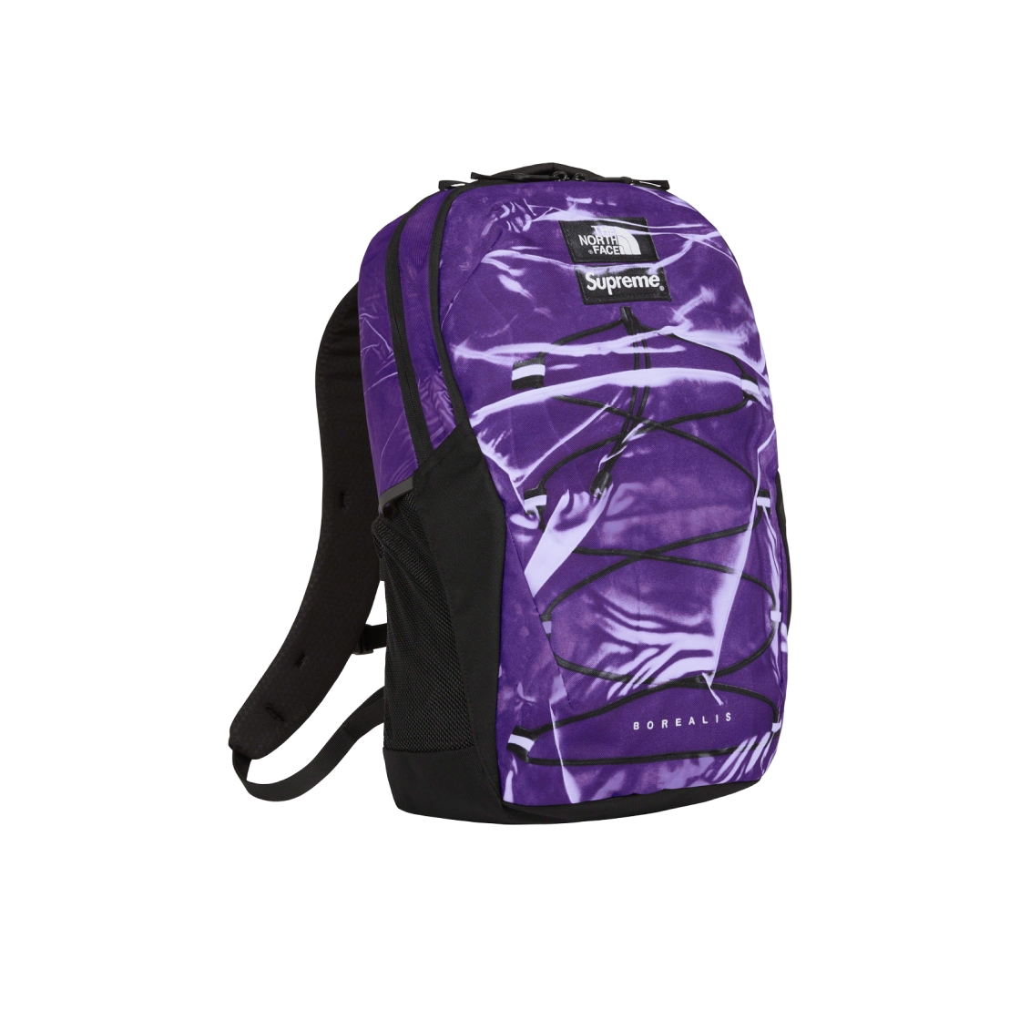 Supreme x The North Face Trompe L'oeil Printed Borealis Backpack Purple - 23SS 상세 이미지 2