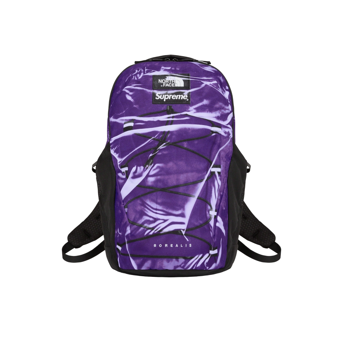 Supreme x The North Face Trompe L'oeil Printed Borealis Backpack Purple - 23SS 상세 이미지 1