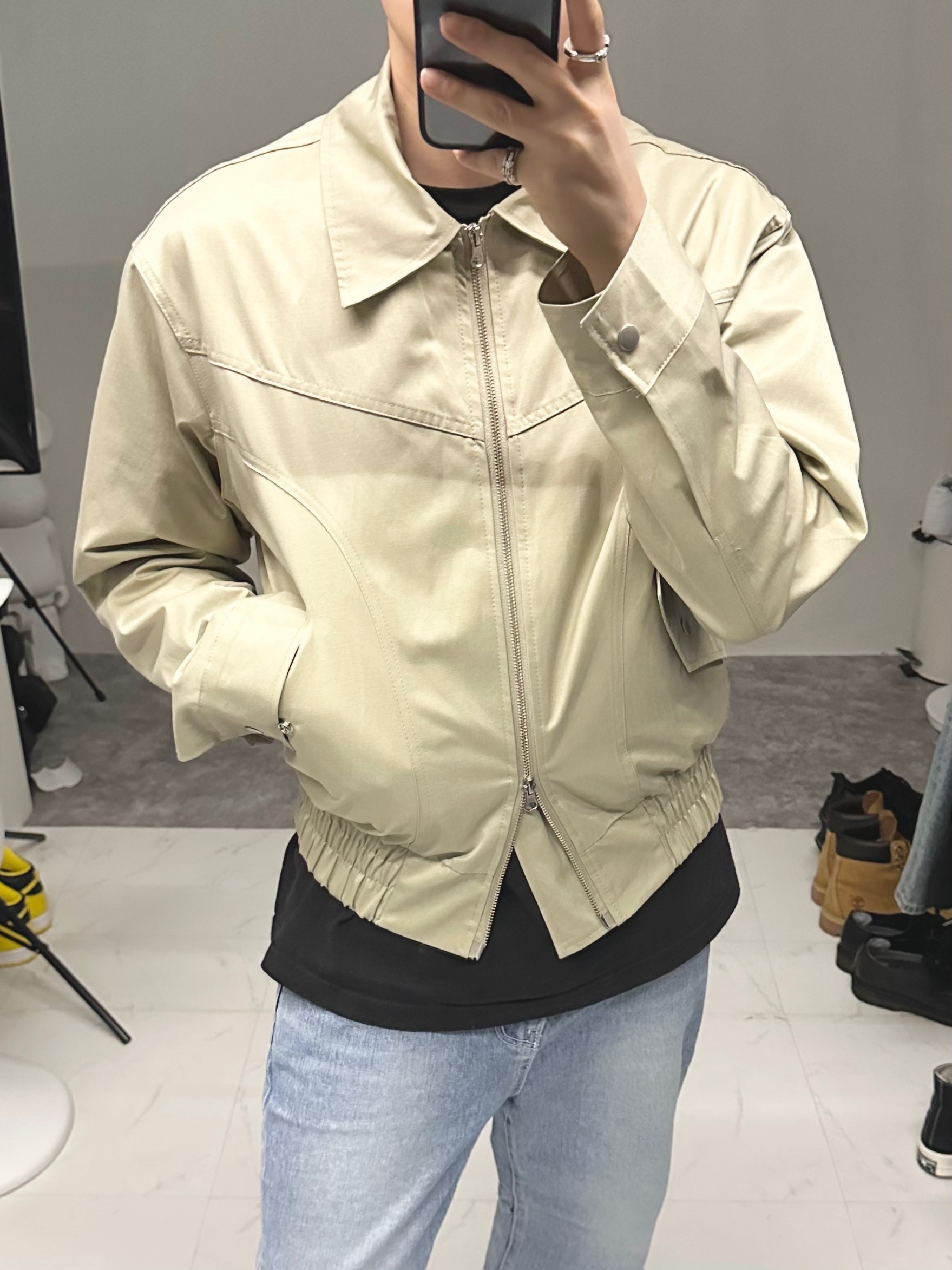 Nike x Comme des Garcons Homme Plus Air Max Sunder SP White Black 착용 스타일 - 2