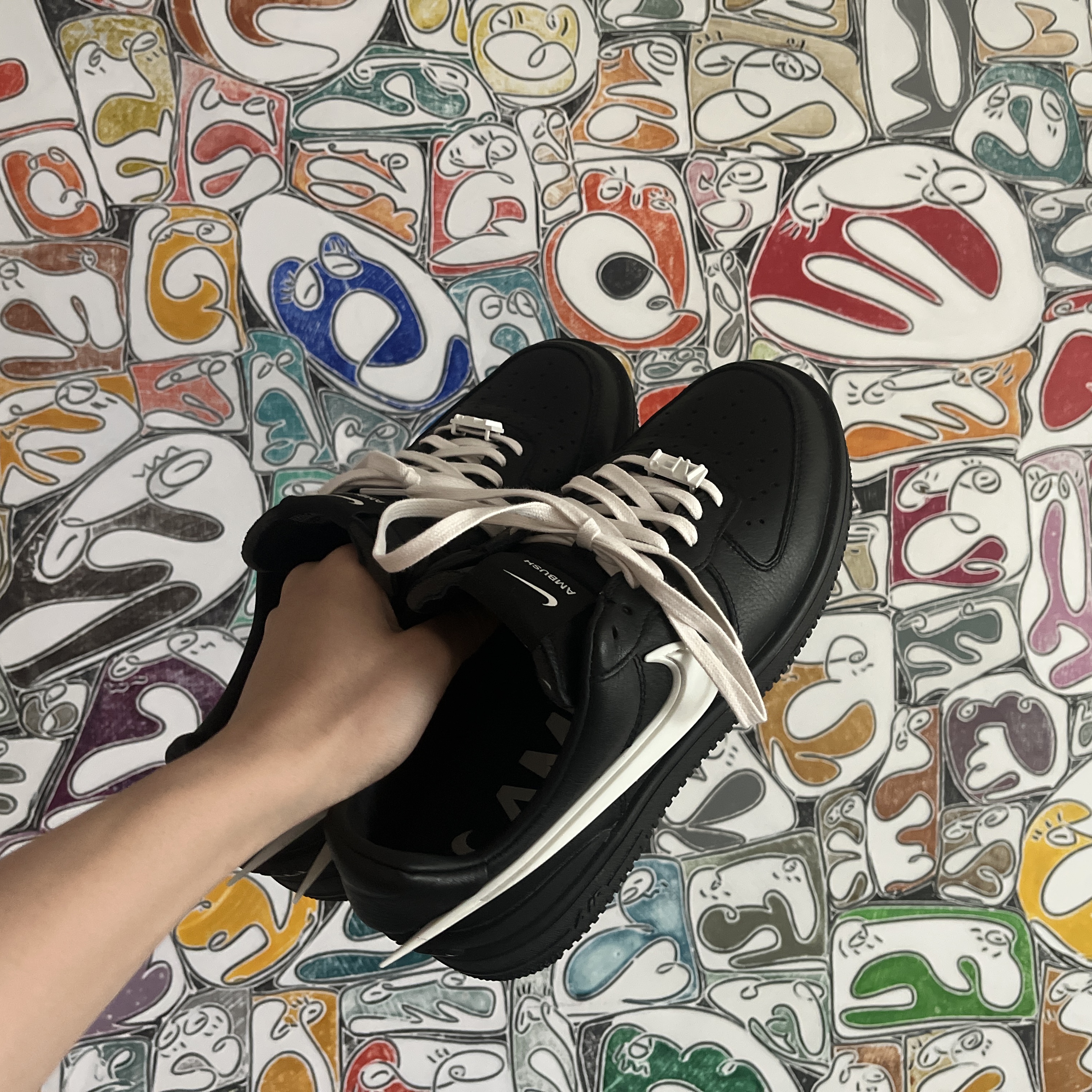 Nike x Ambush Air Force 1 Low SP Black 착용 스타일