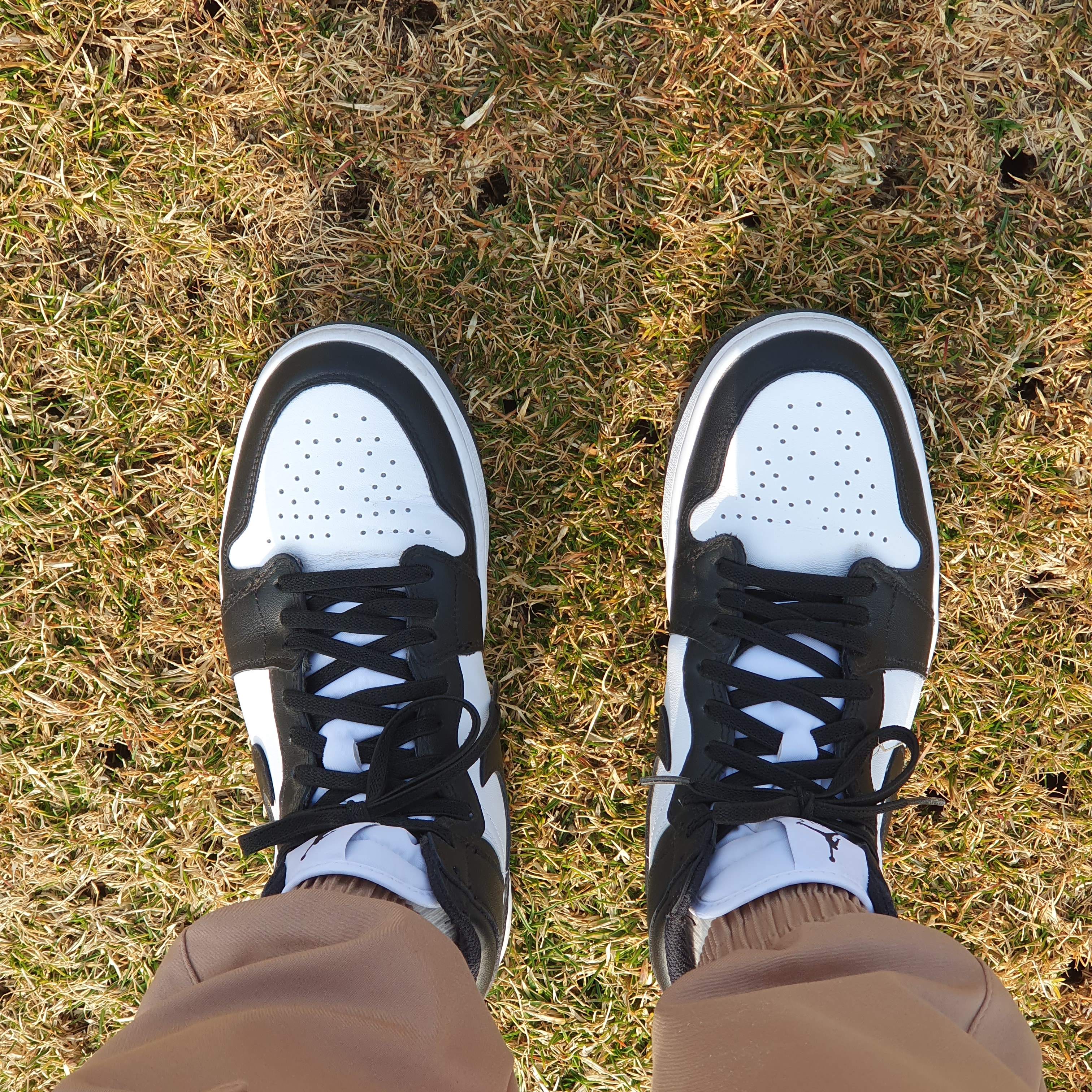 Jordan 1 High Golf White Black 착용 스타일 - 5