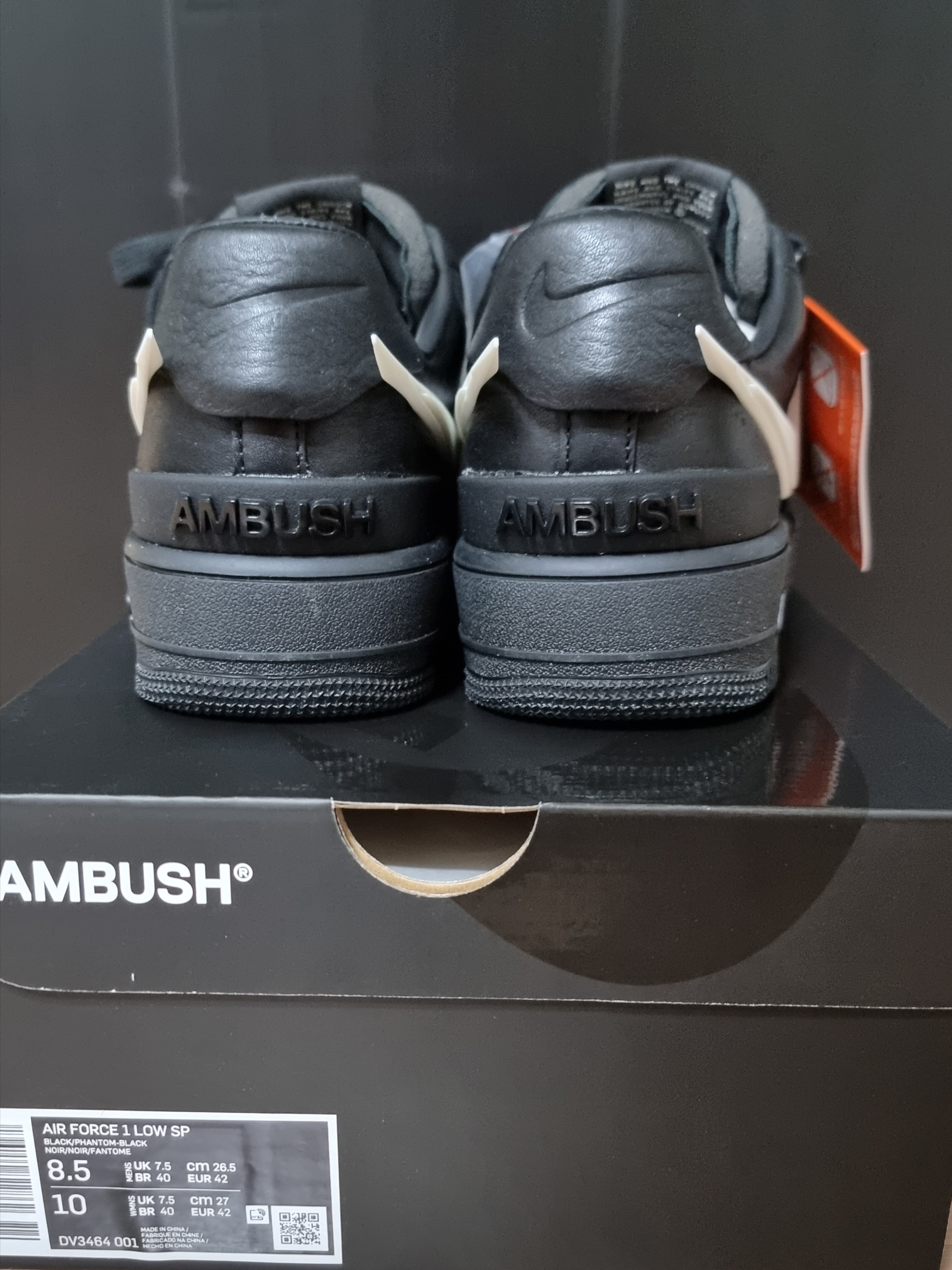 Nike x Ambush Air Force 1 Low SP Black 착용 스타일 - 4