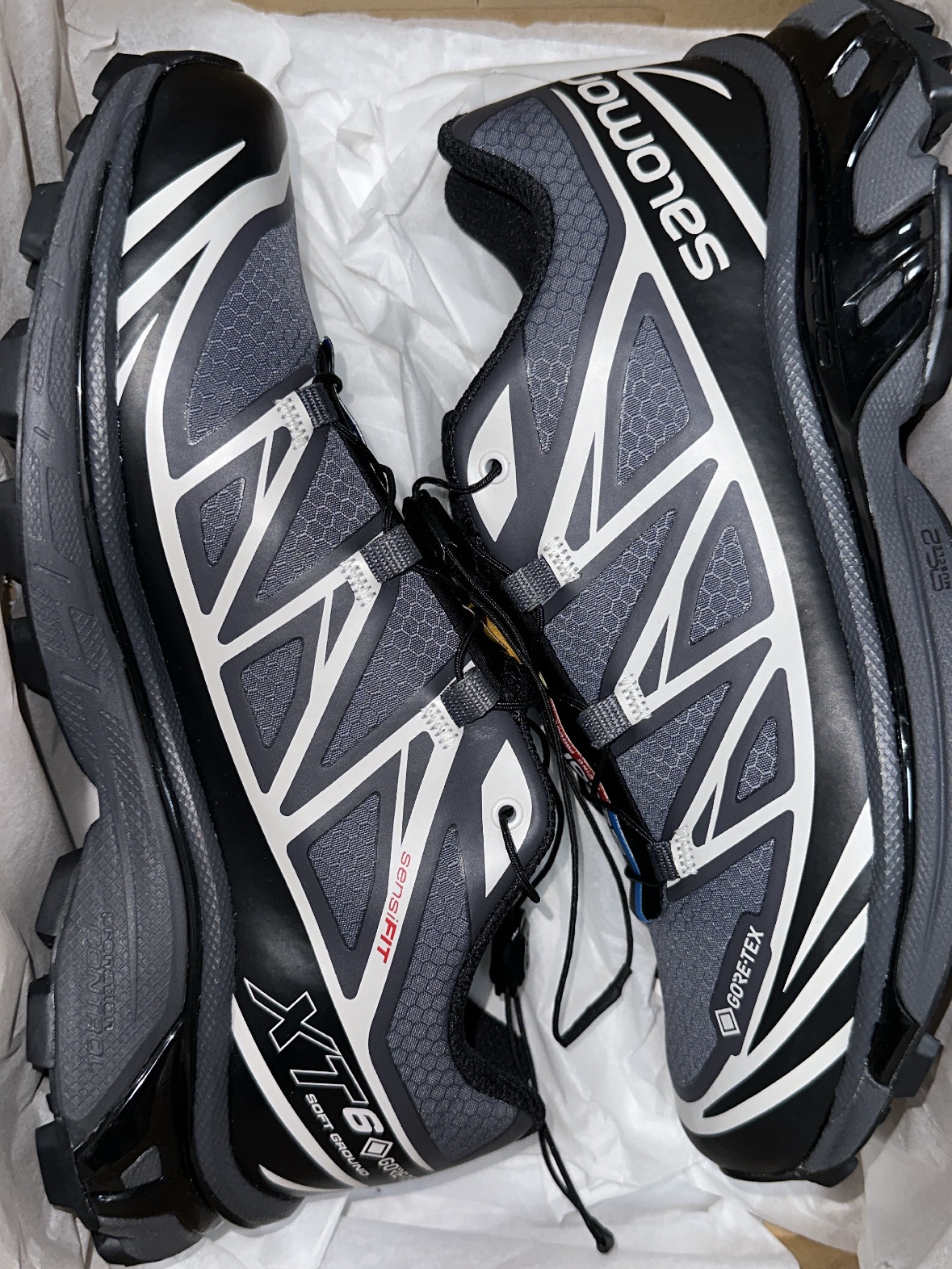 Salomon XT-6 Gore-Tex Black Ebony 착용 스타일