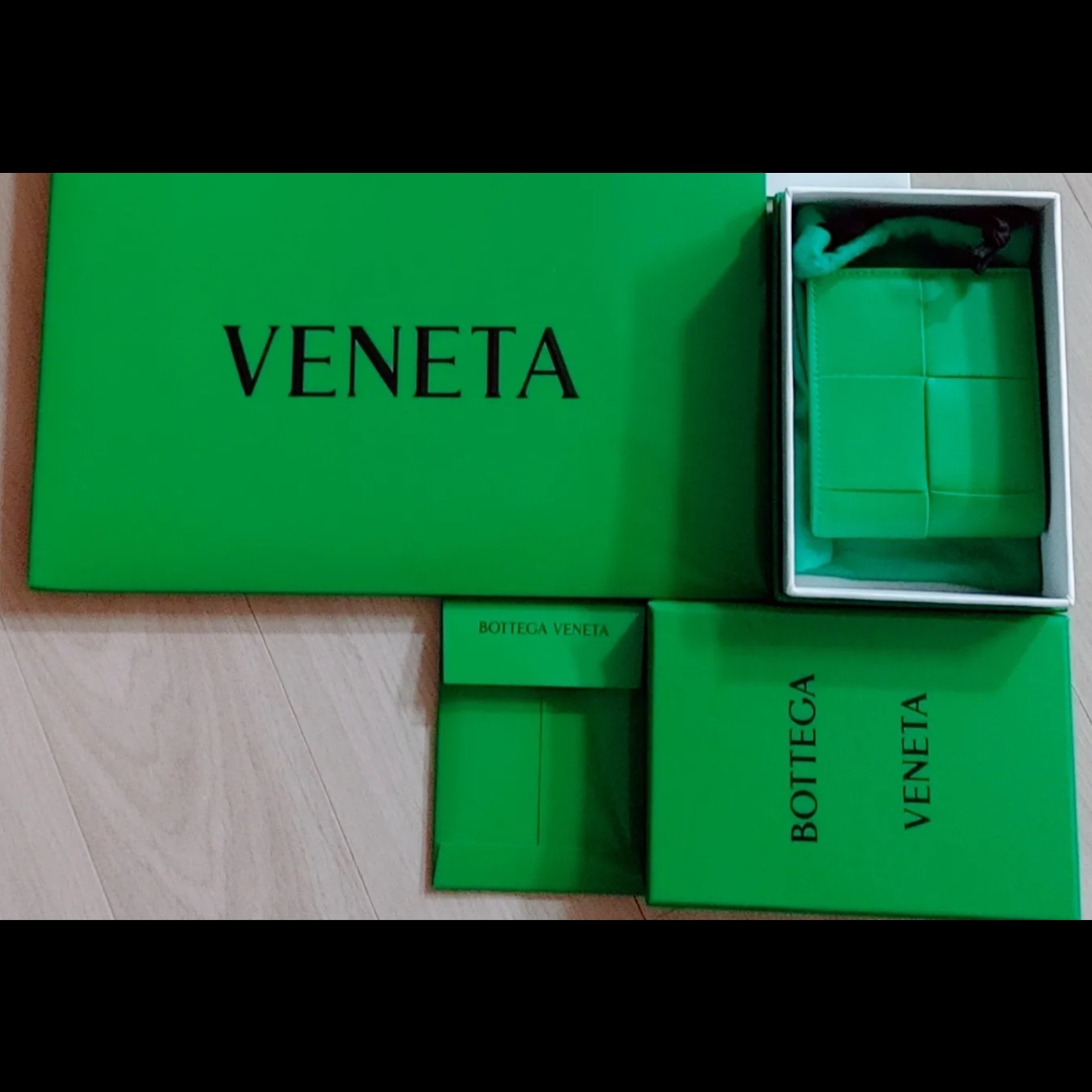 Bottega Veneta Bi-Fold Wallet Parakeet 착용 스타일 - 1
