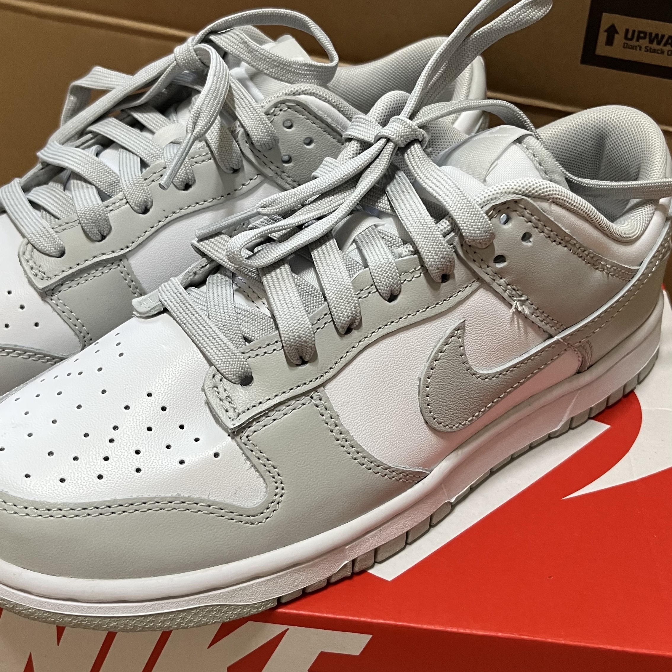 Nike Dunk Low Retro Grey Fog 착용 스타일 - 2